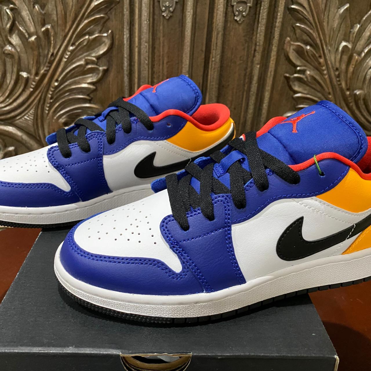 Deep Royal Blue Aj1 Low Royal Yellow Sneaker Nike Air Jordan