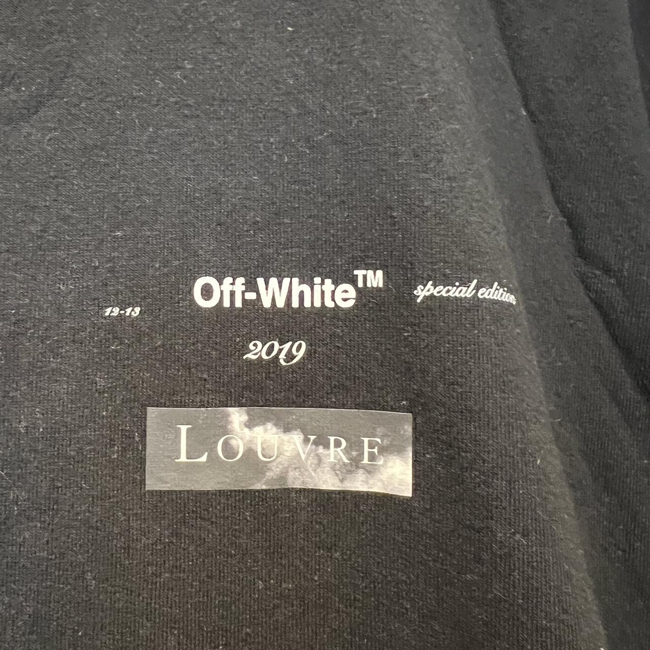 Off white t hot sale shirt louvre