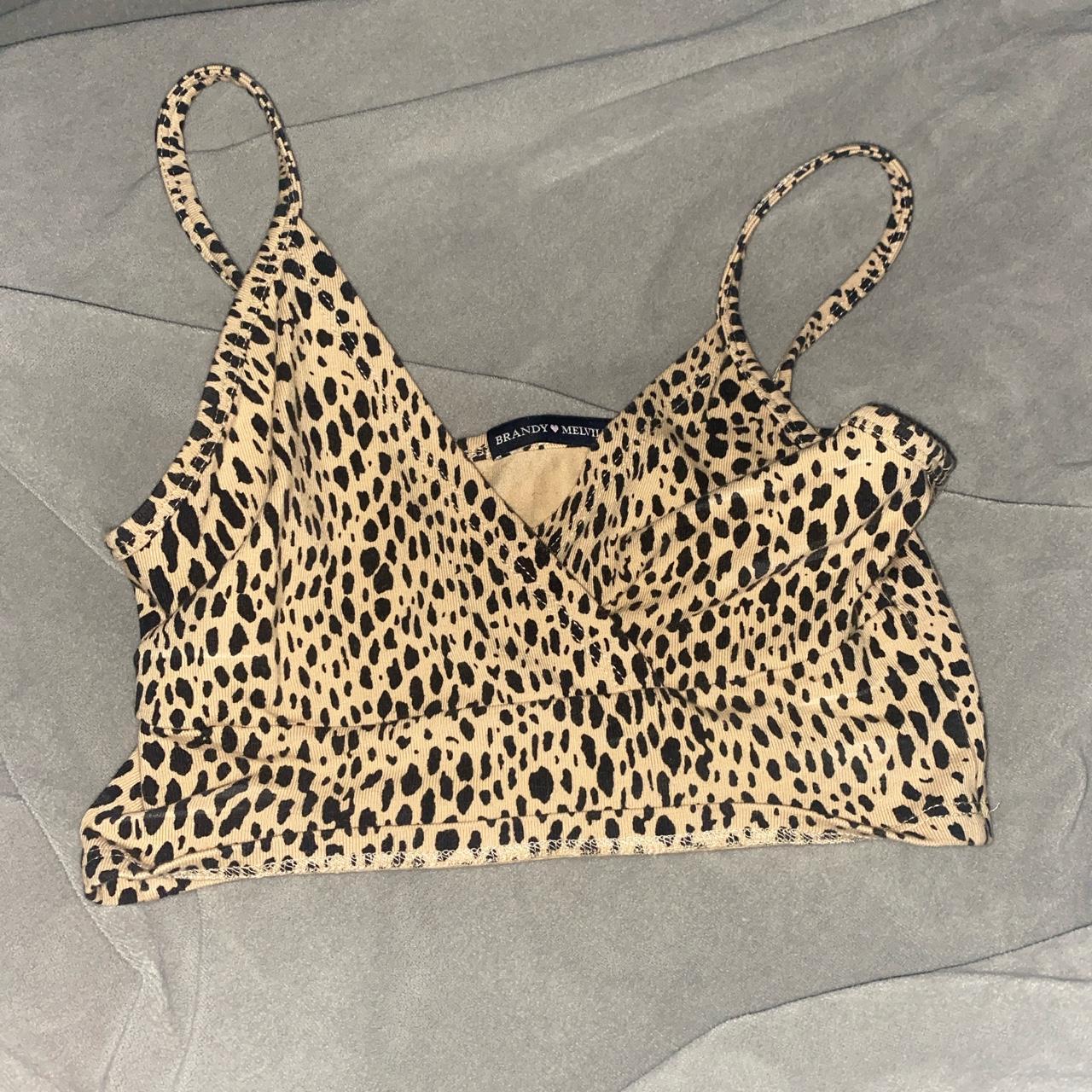 Brandy Melville Women's Brown and Black Vest Depop