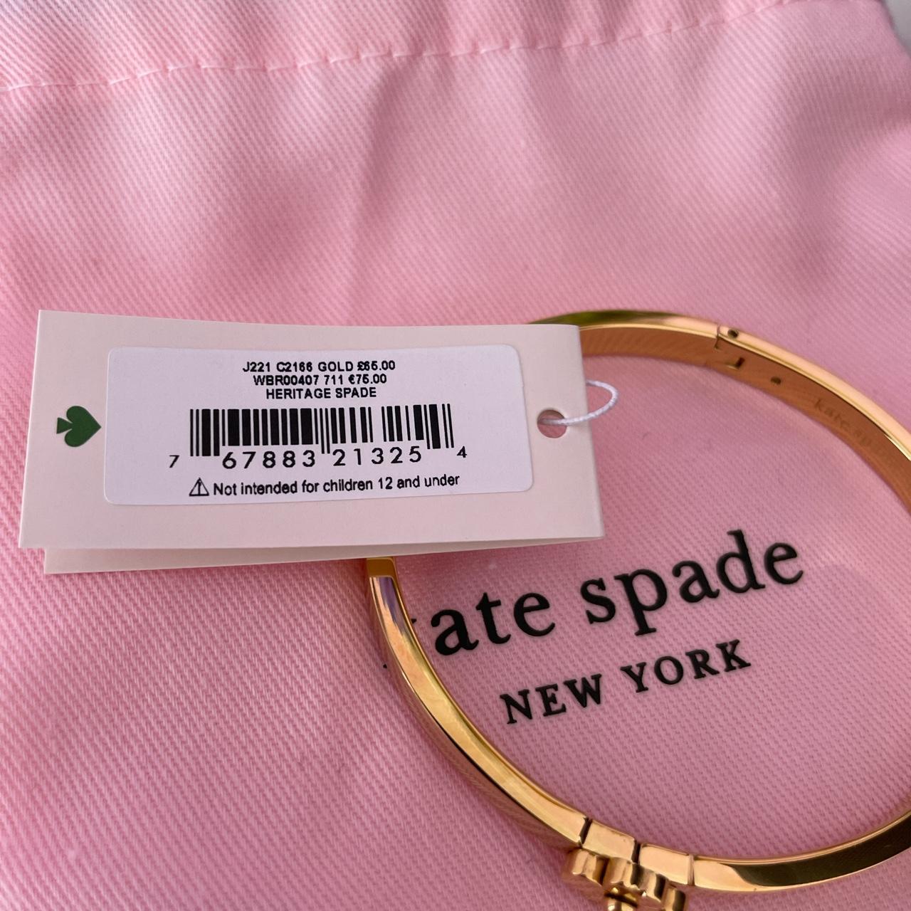 RESERVED DO NOT BUY Kate spade gold bangle... Depop