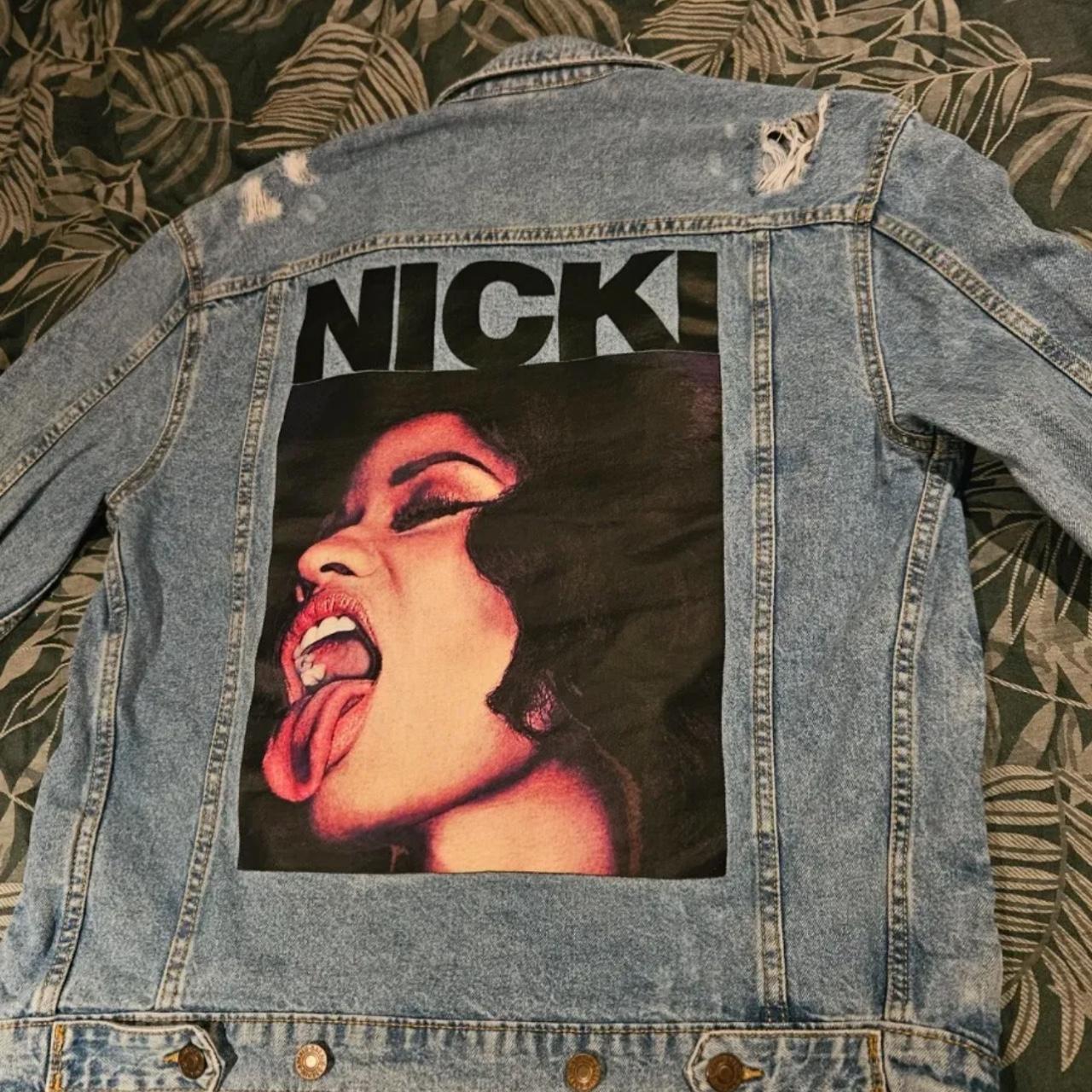 H&m nicki minaj jean jacket hotsell