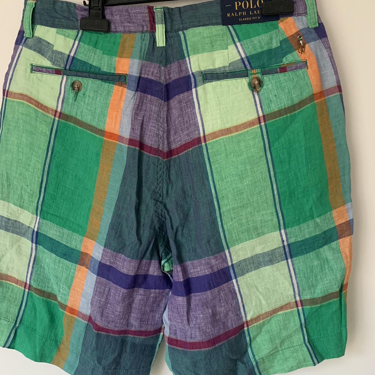 Polo Ralph Lauren men’s Madras checked shorts. BNWT - Depop