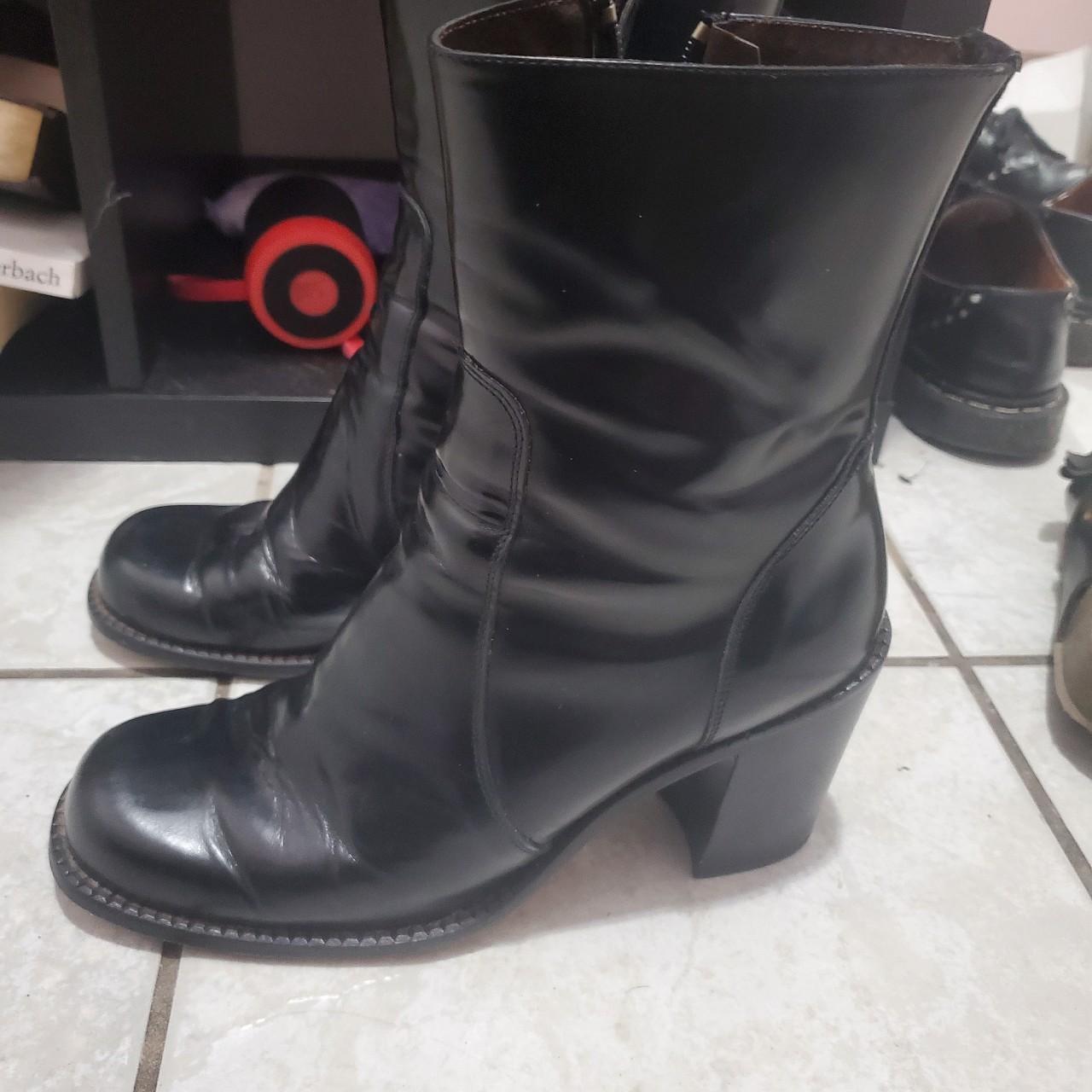 guess patent leather boots