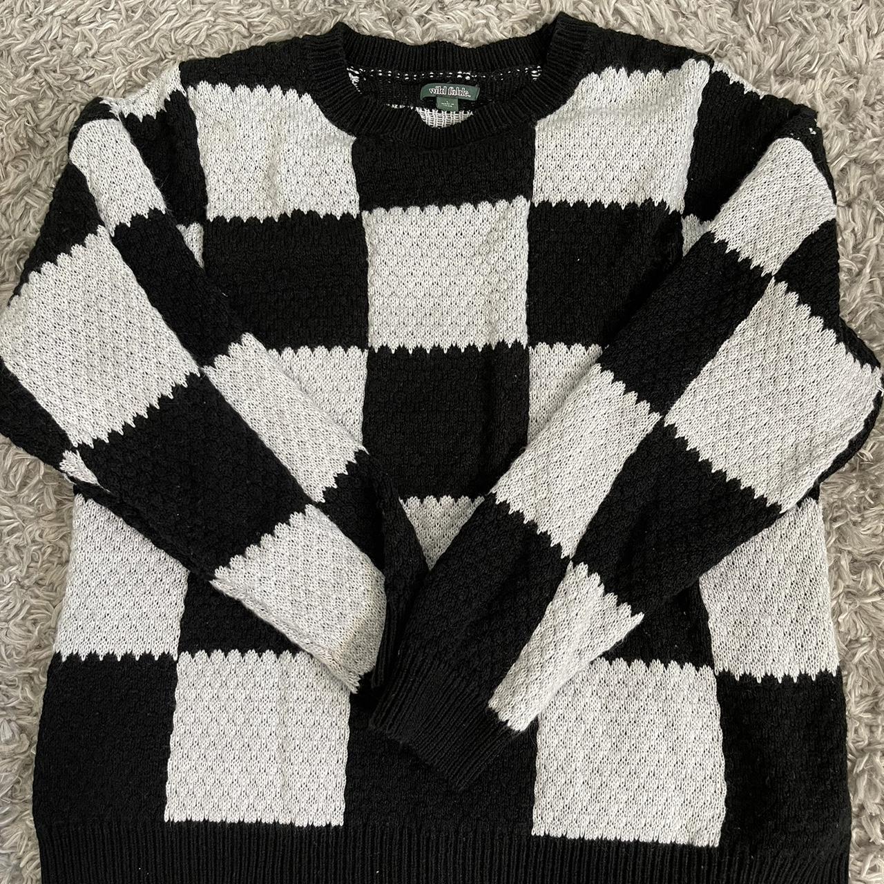 Wild Fable checkered sweater! super cute and great... - Depop