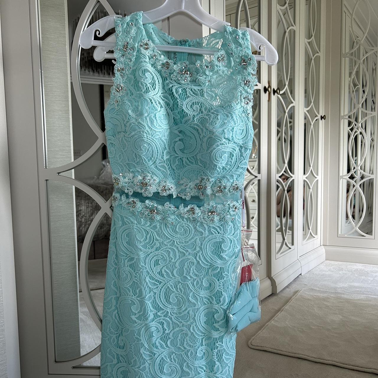 Aqua clearance lace dress