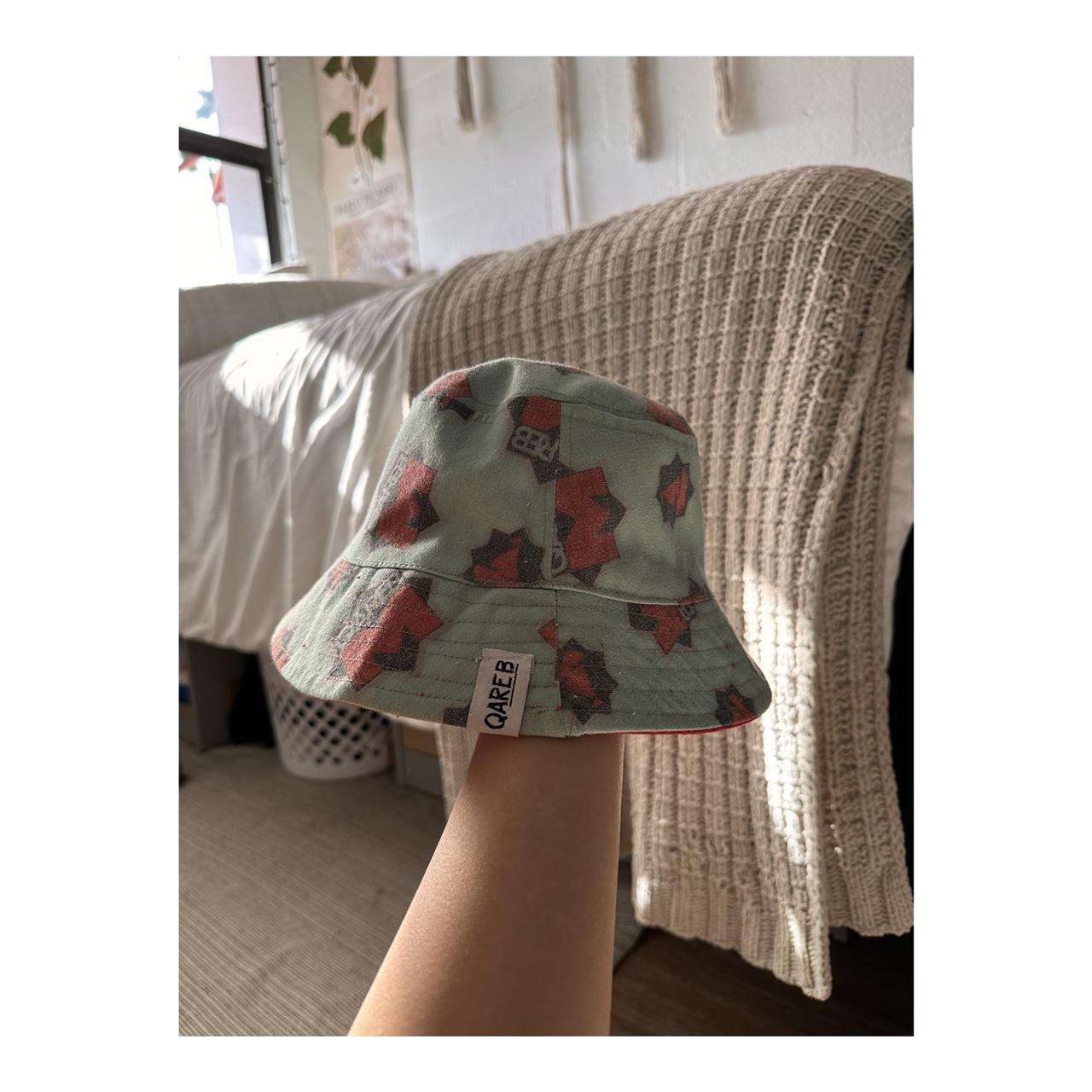 Women's Red and Blue Hat | Depop