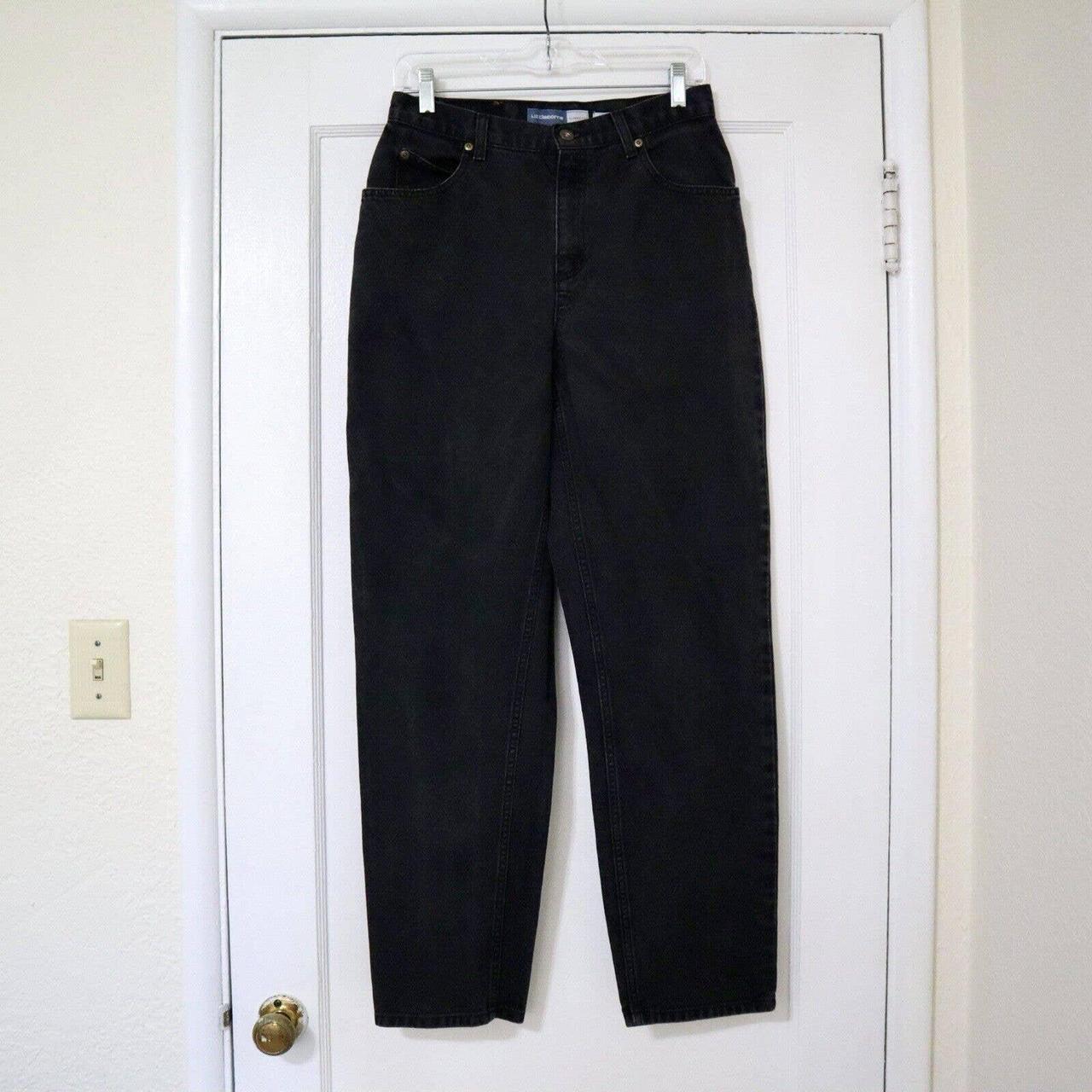 Vintage Black Jeans From Liz Claiborne Classic Fit Depop