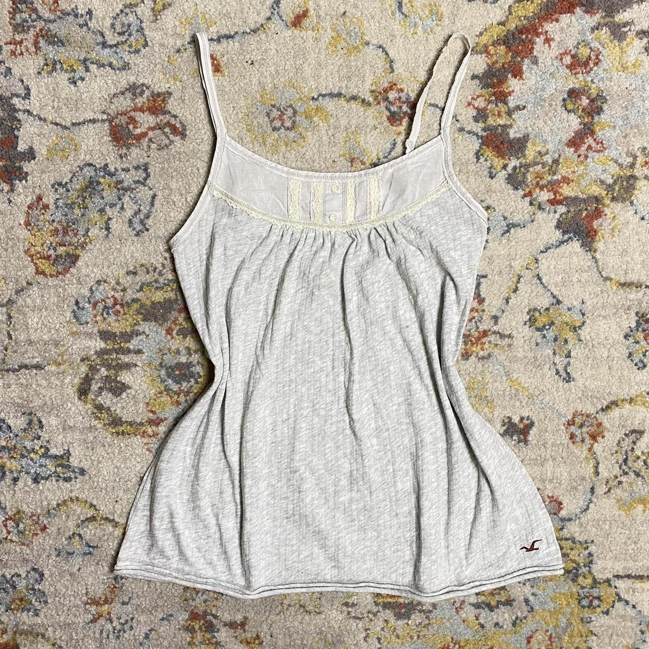 vintage hollister babydoll cami top. great... - Depop