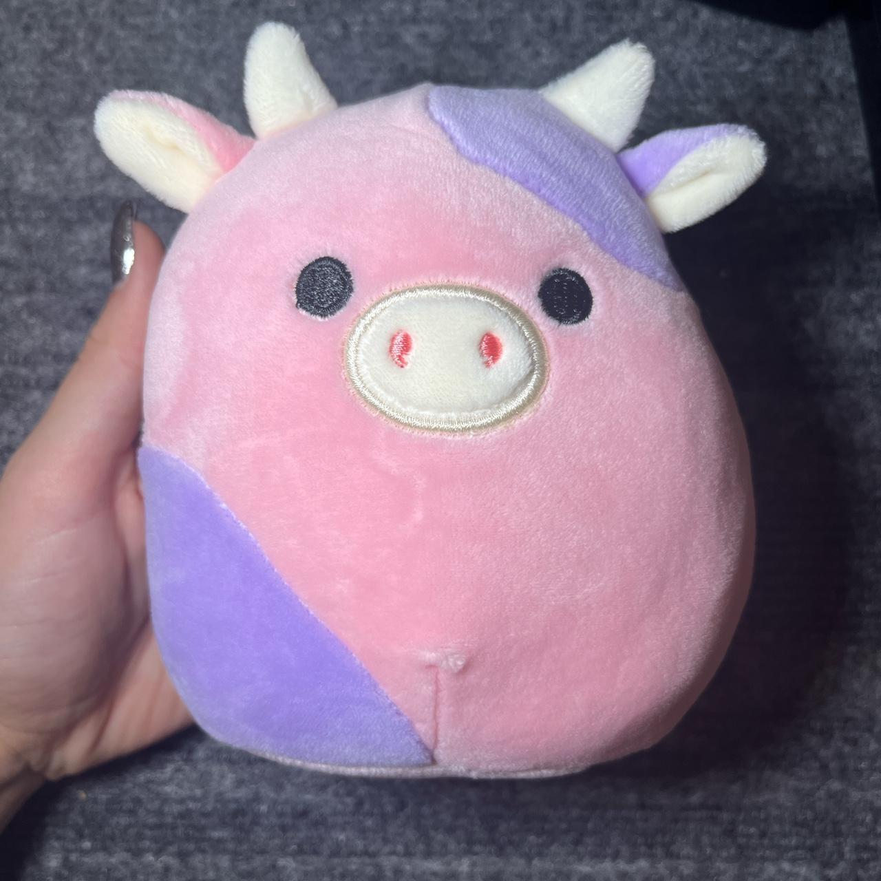 PINK AND PURPLE COW SQUISHMALLOW brand new just... - Depop