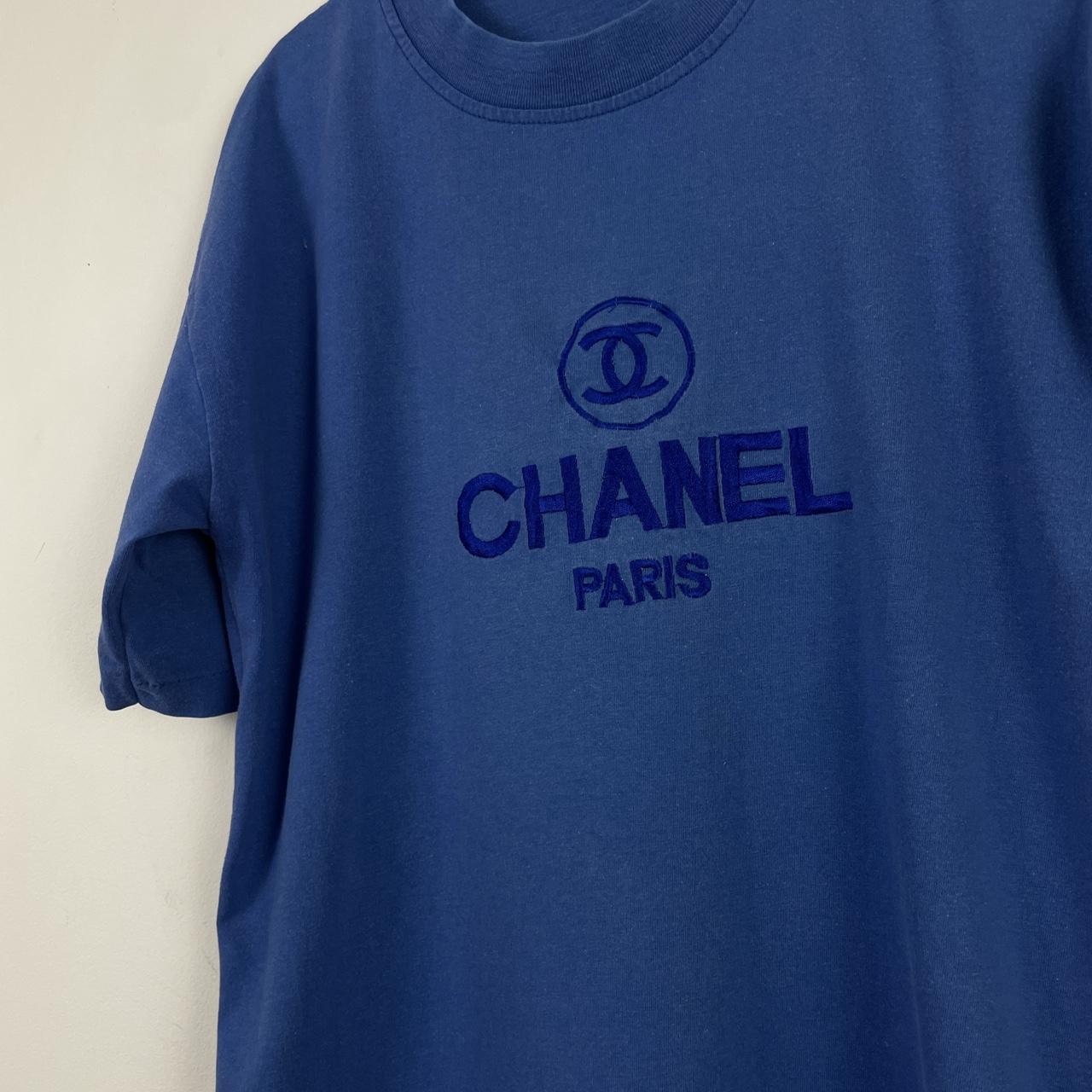 chanel Vintage Bootleg T-Shirt #channel #bootleg... - Depop