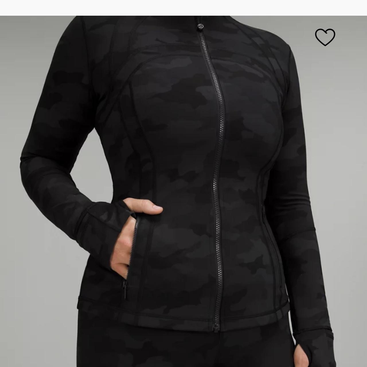 Lululemon black hot sale camo jacket