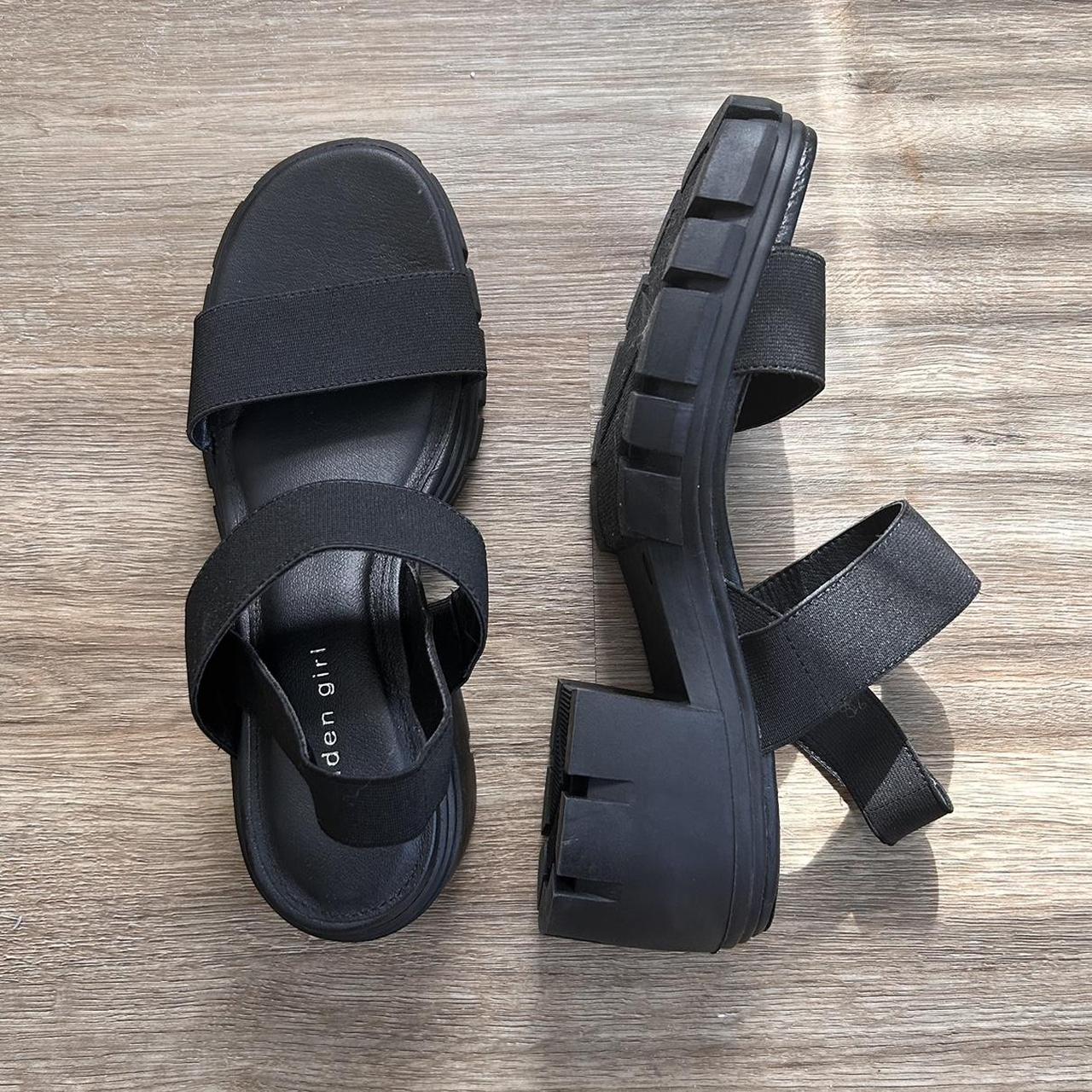 Madden Girl Chunky Heel Sandals Size 8 Women’s... Depop