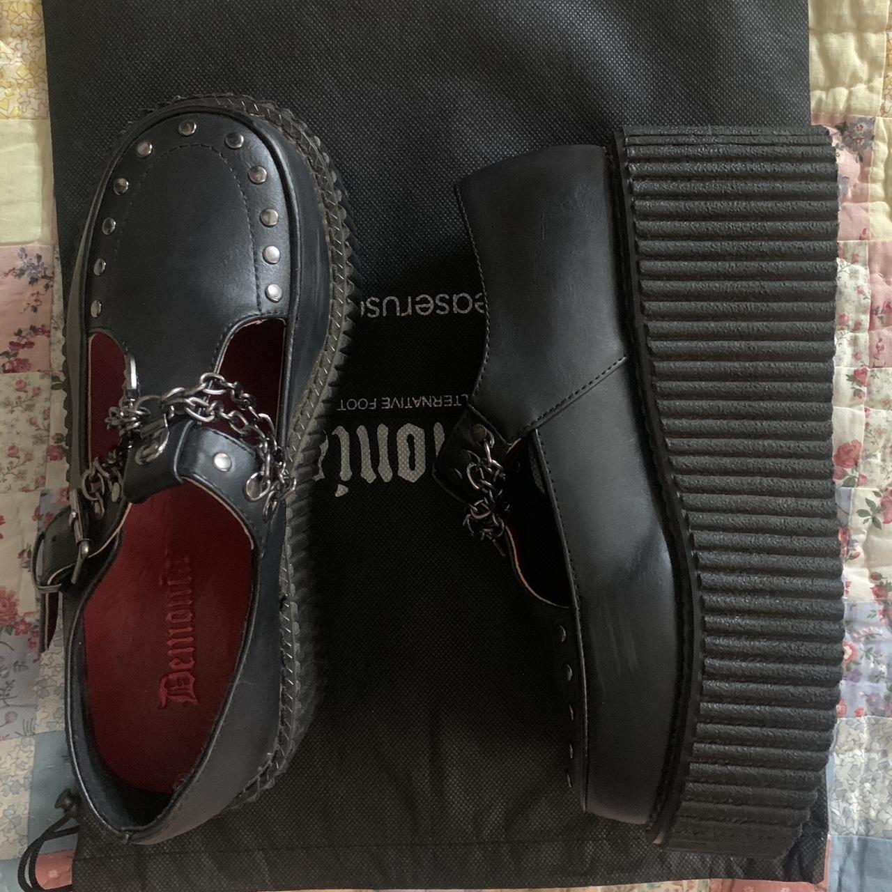 Demonia creeper 215 Worn once Size 6 goth... Depop
