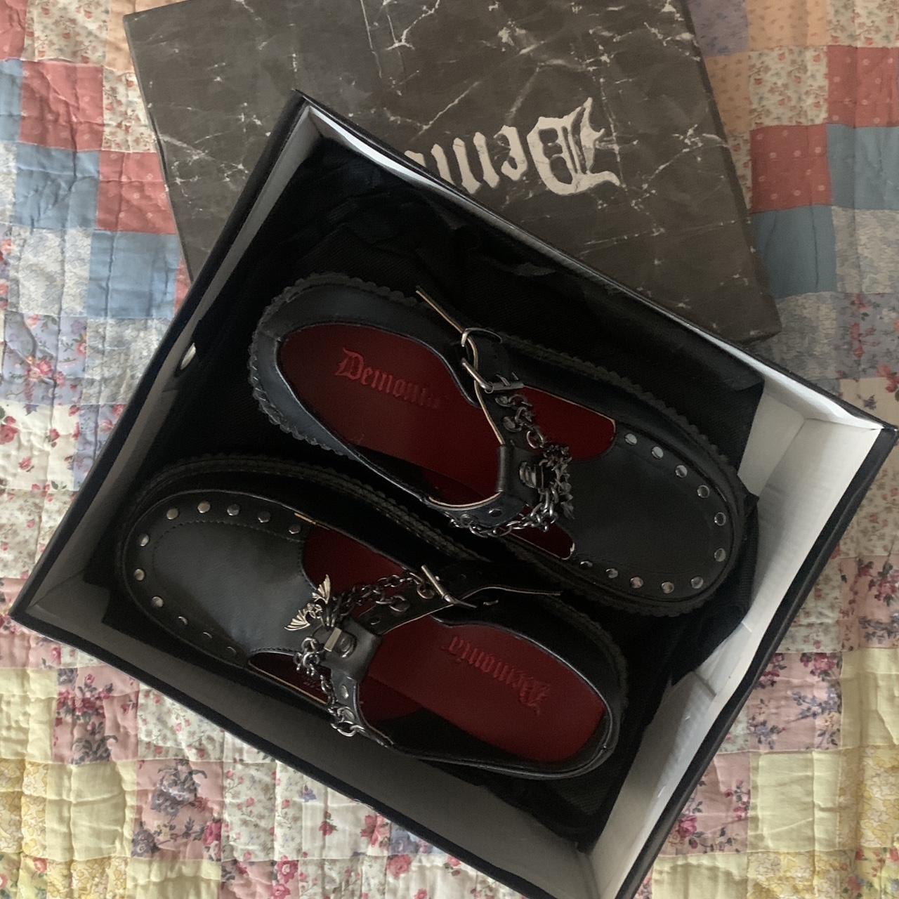 Demonia creeper 215 Worn once Size 6 goth... Depop