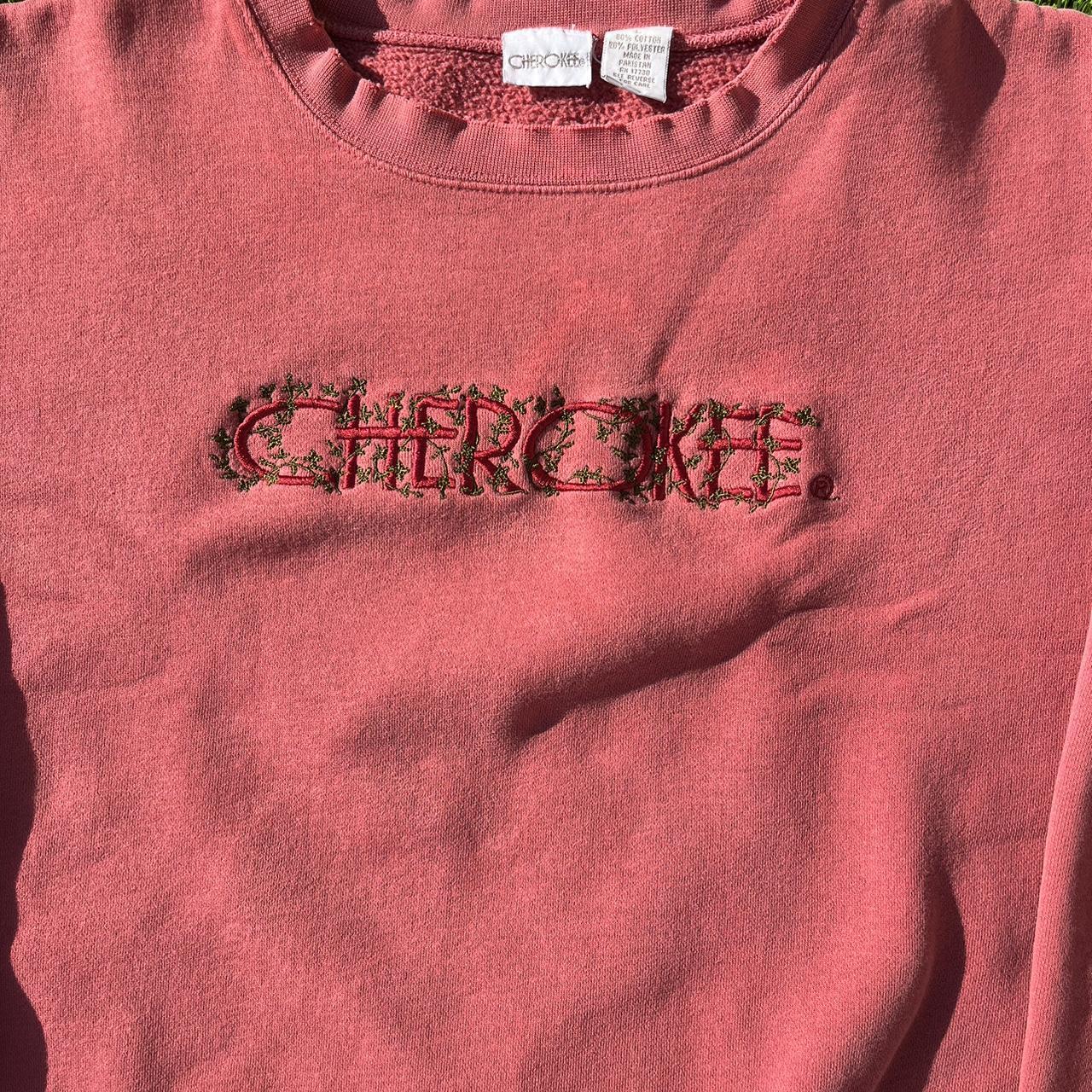 Cherokee Women's Red and Green Sweatshirt (2)