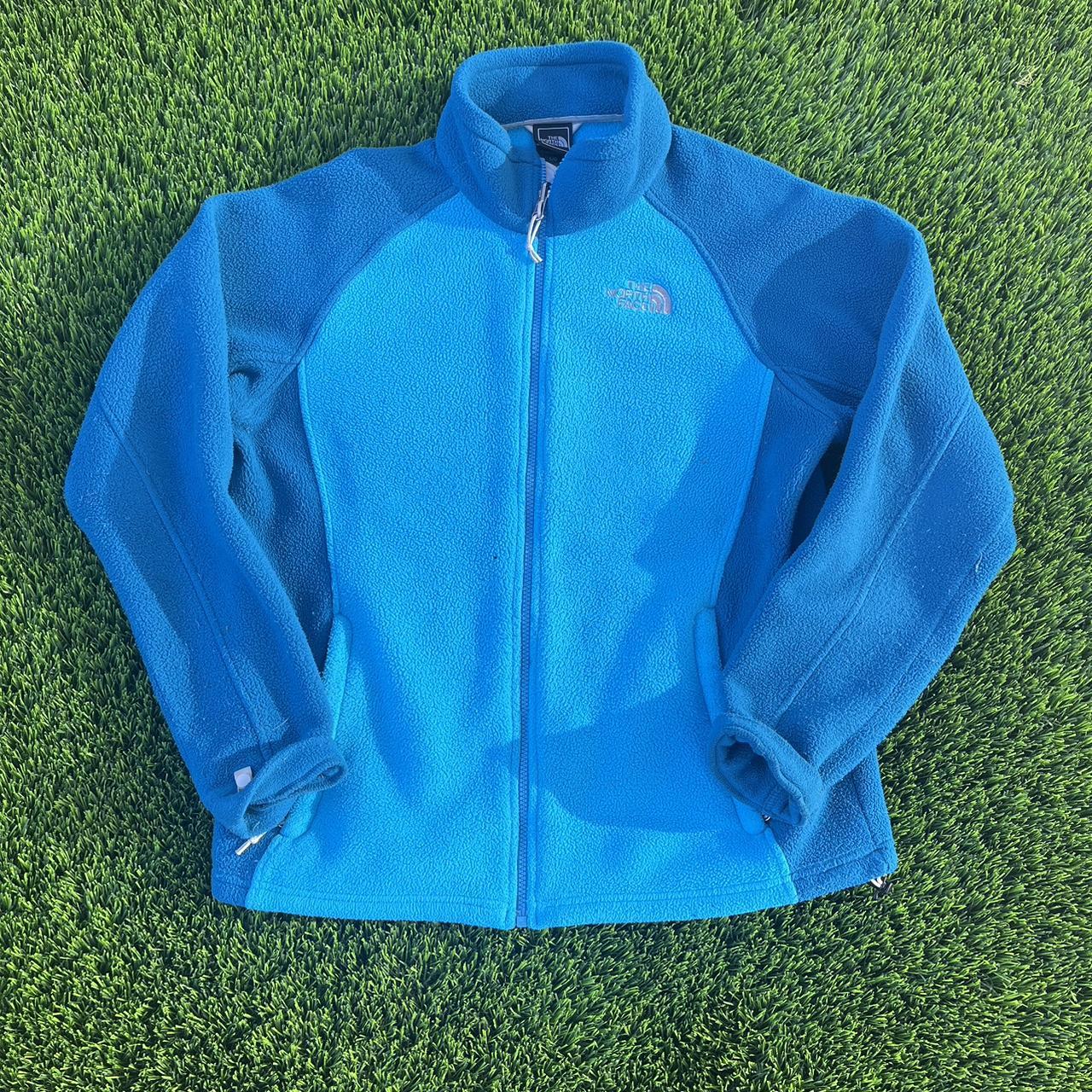 The North Face Women's Blue and Navy Jumper | Depop