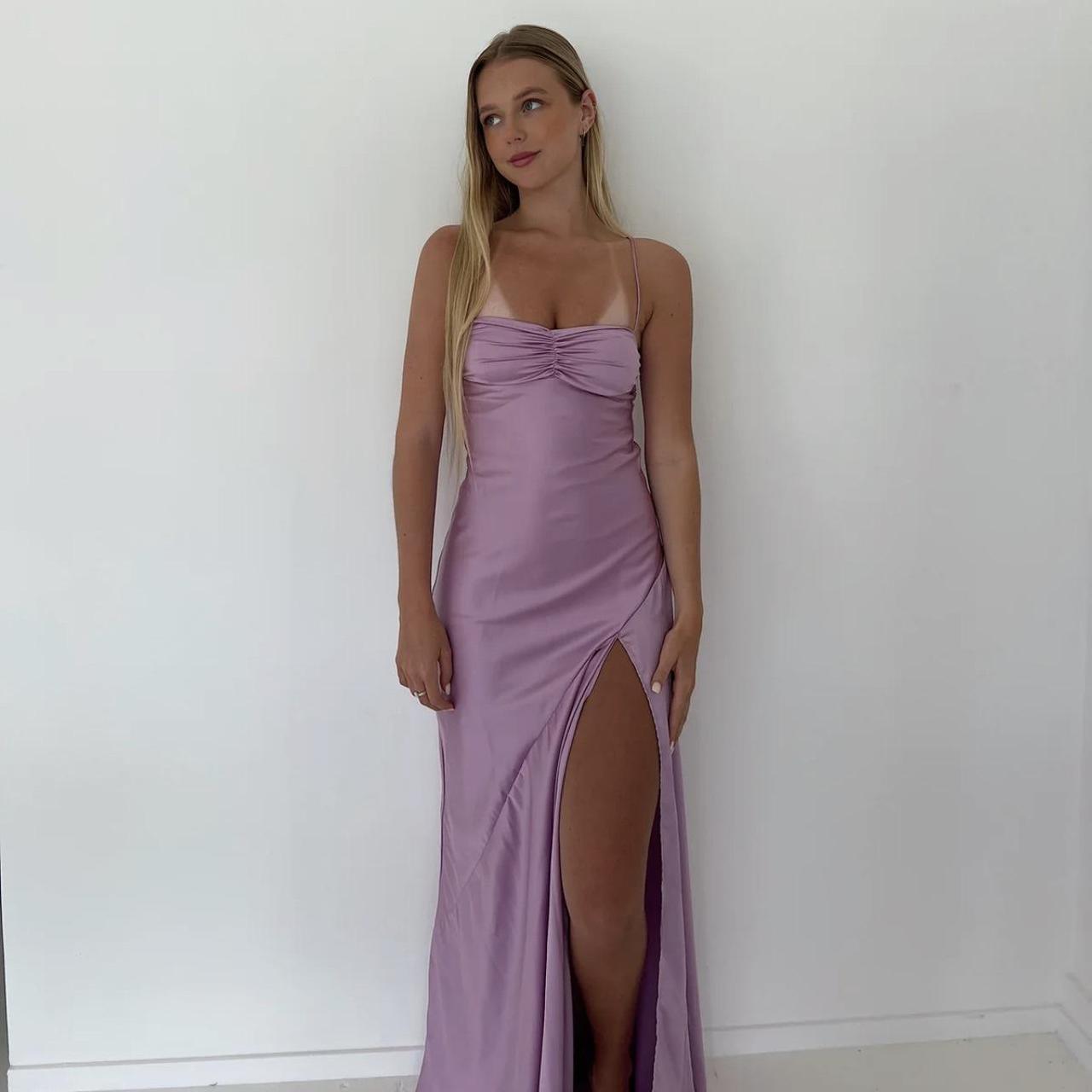 HNTR the Label Gaia gown in lilac! New with labels... - Depop