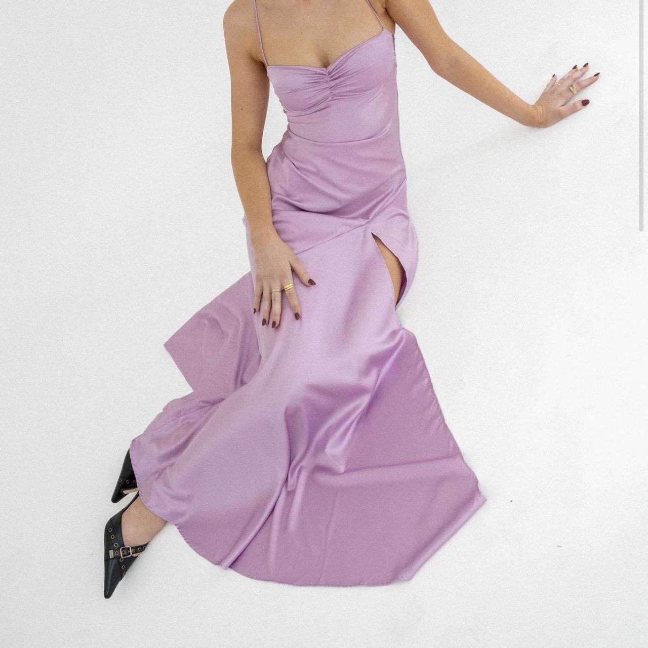 HNTR the Label Gaia gown in lilac! New with labels... - Depop