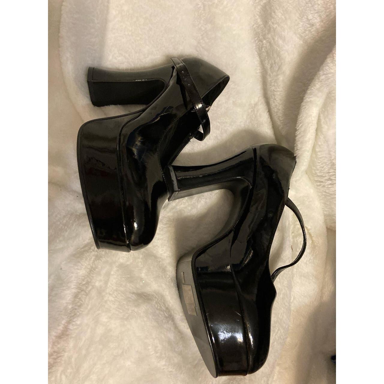 pleaser platform mary janes