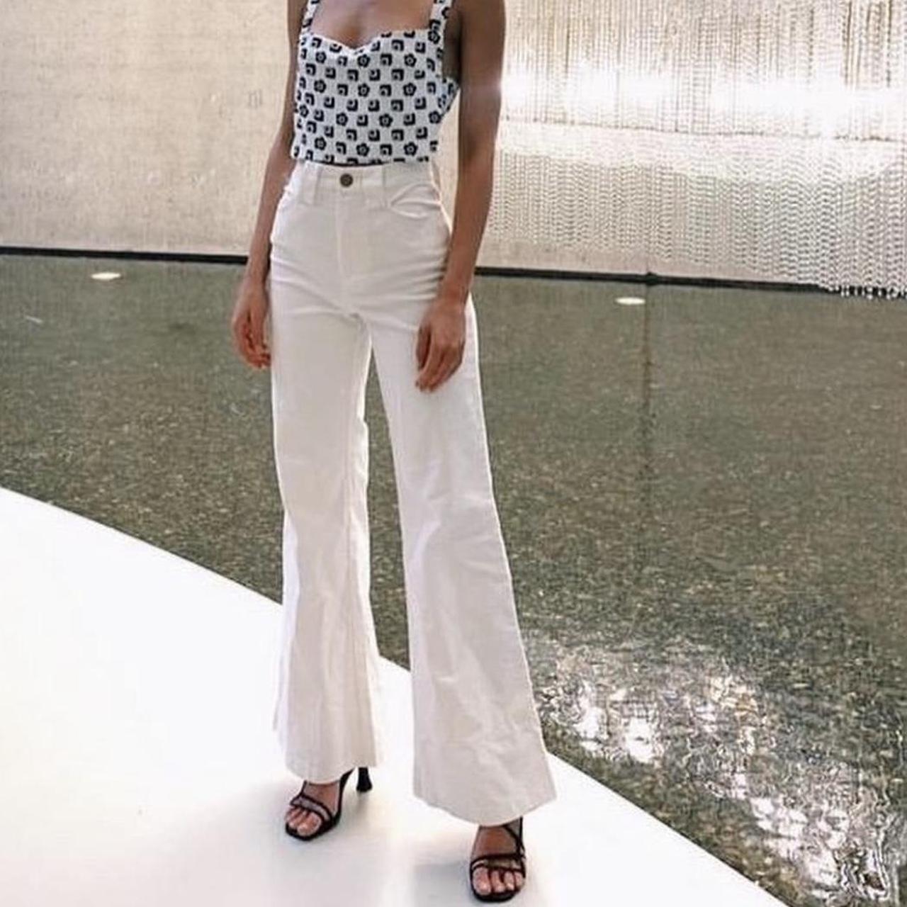 VRG GRL Verge Girl high waisted flare cords / jeans... Depop