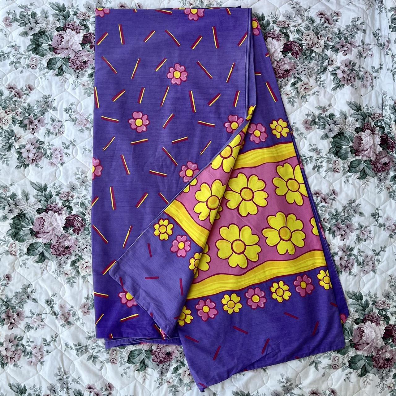 Y2K Vintage Queen Bed Duvet Sheet Doona Cover... Depop