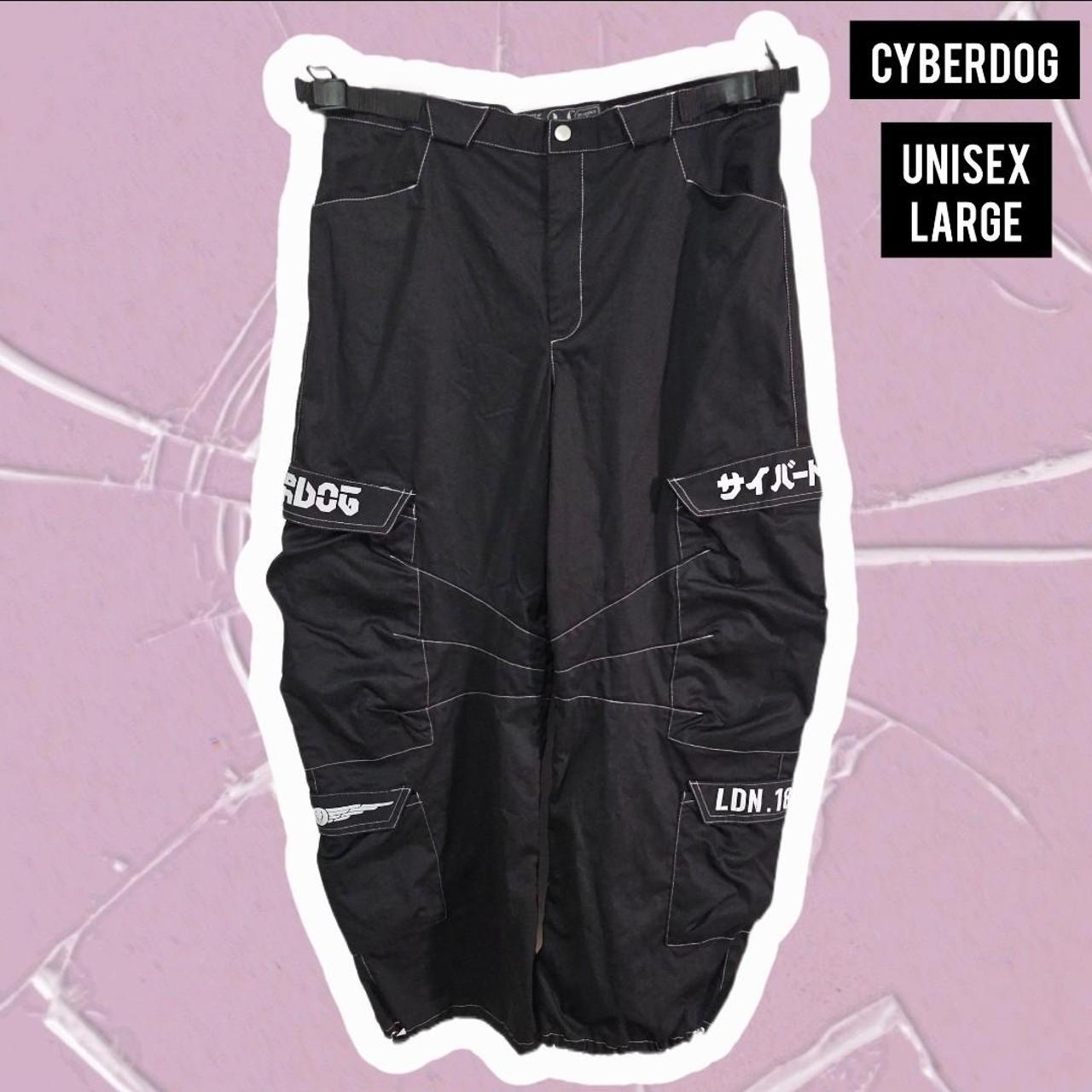 00s cyberdog rave パンツ 新品・タグ付】CYBERDOG サイバードッグ ムーンパンツ 00s S 黒