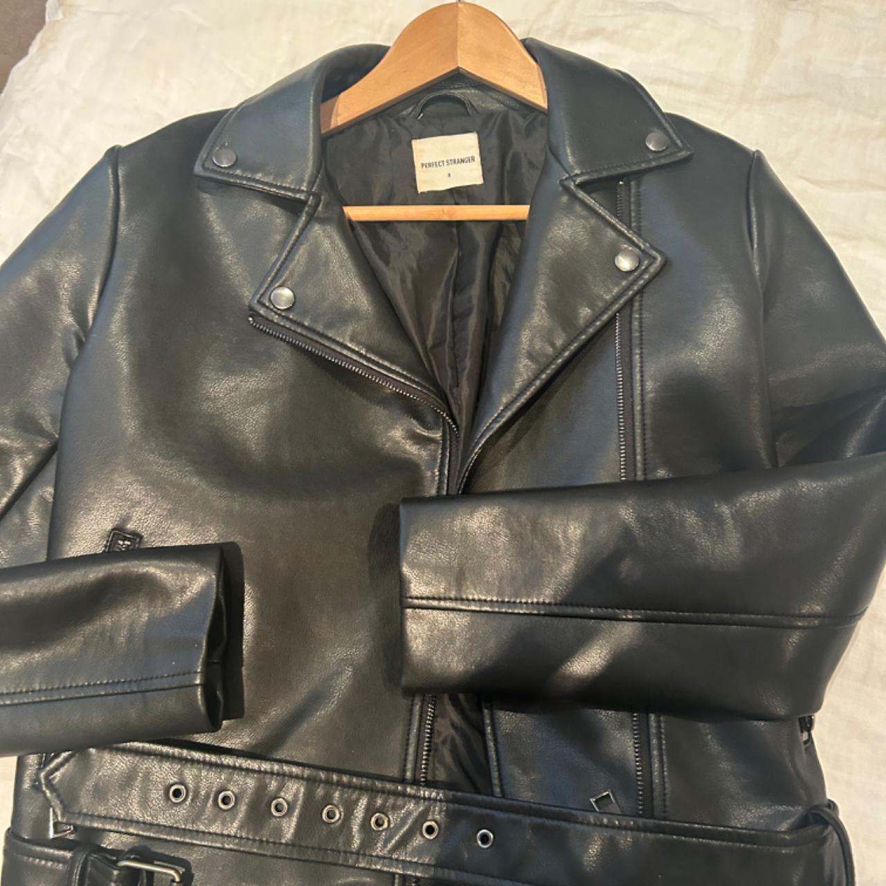 Perfect stranger leather jacket Great condition... - Depop