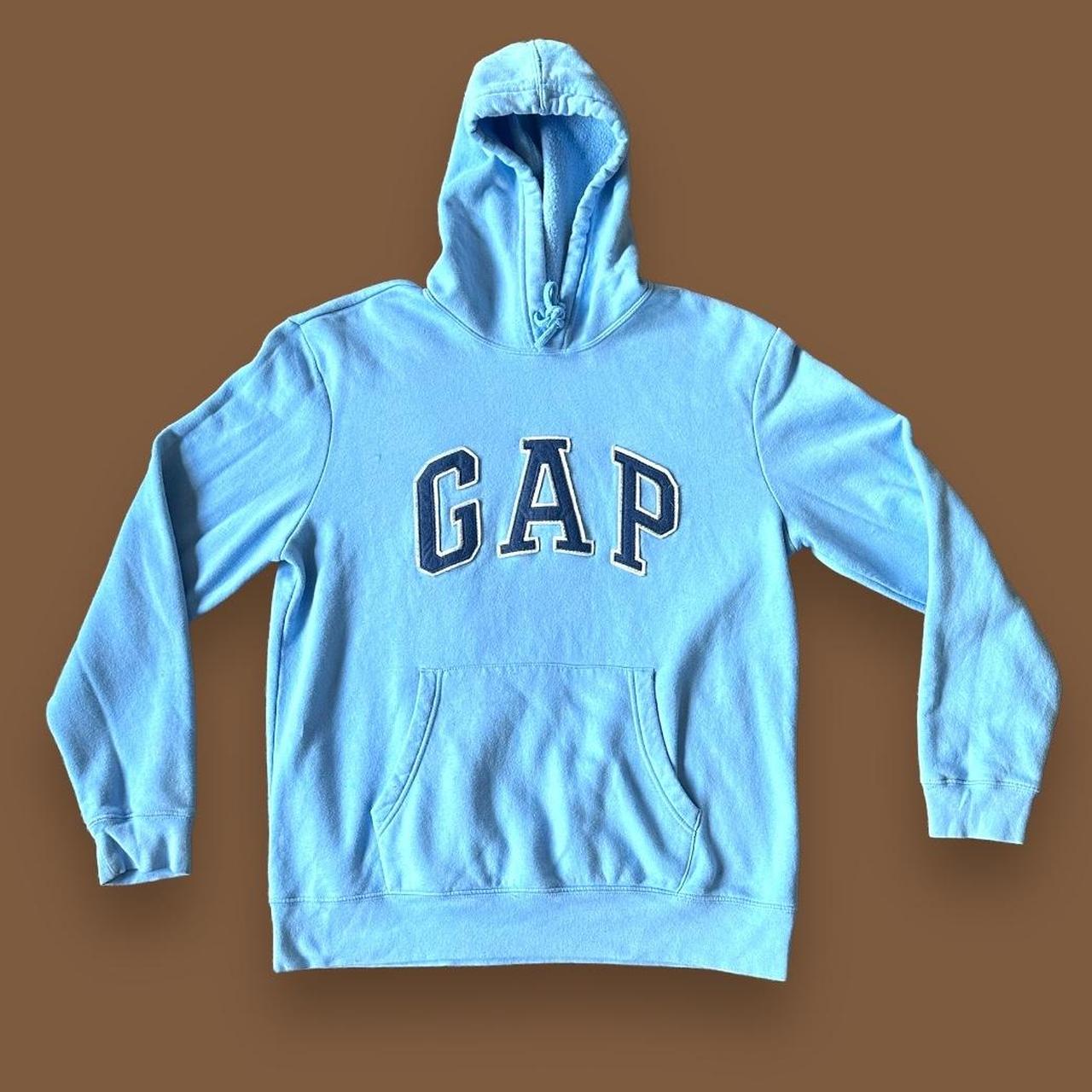 Baby blue gap hoodie sales