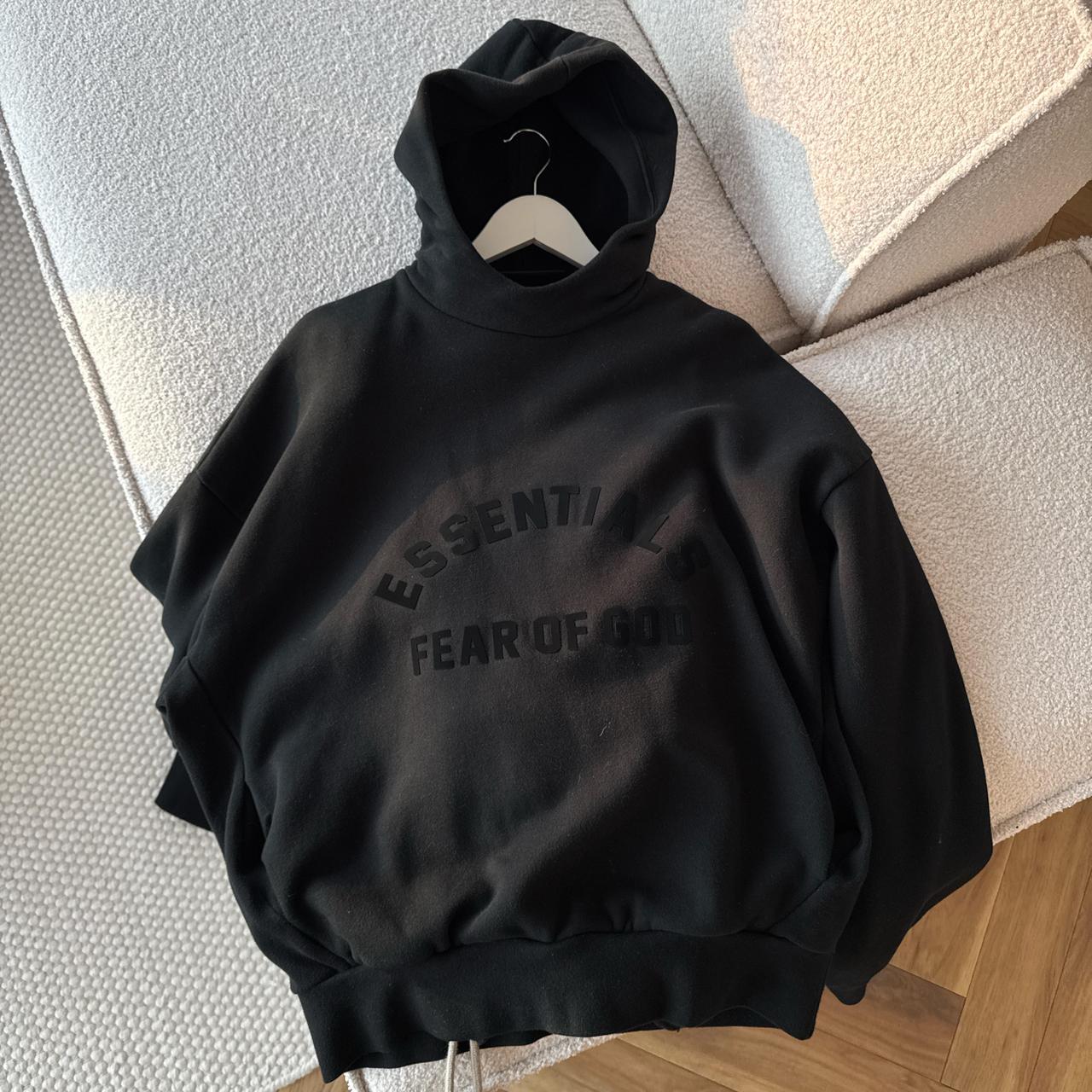 Fear of shops God Essentials ss20 black Hoodie