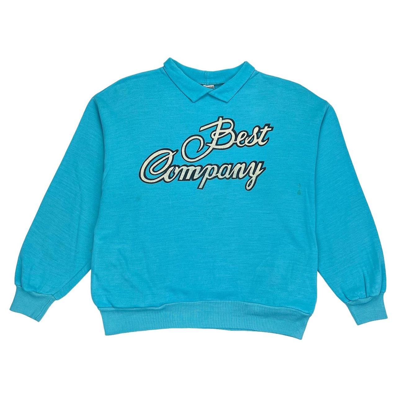 Best Company Men's Blue Sweatshirt | Depop