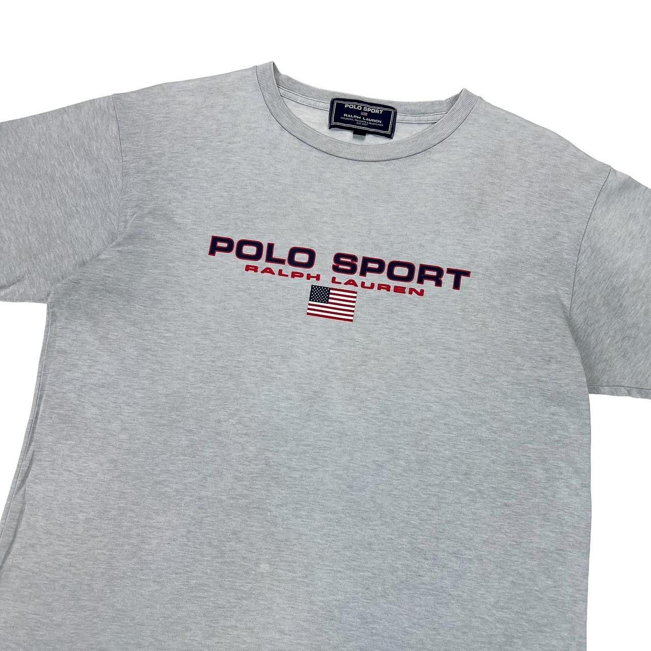 Polo Sport Men's Grey T-shirt | Depop