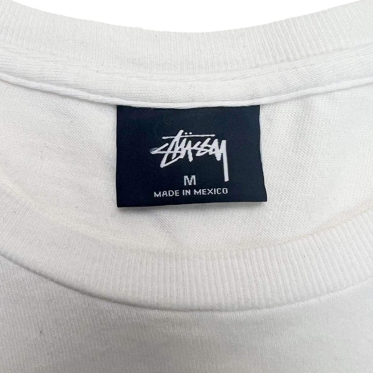 Stüssy Men's White T-shirt | Depop