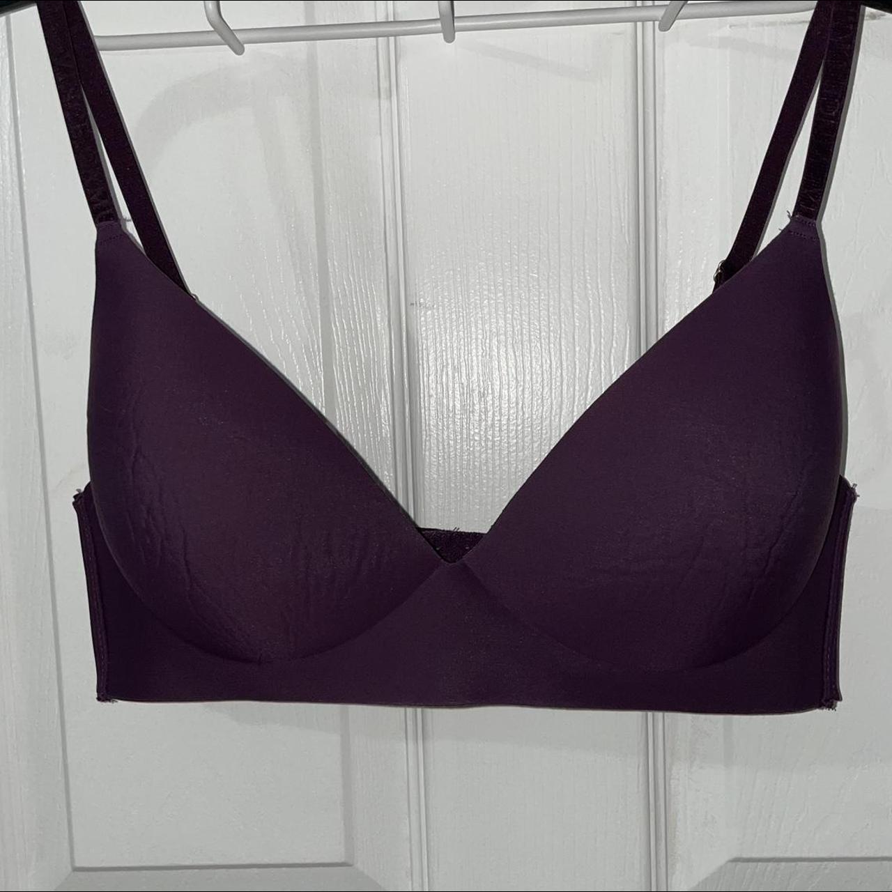 Cute, purple bra with good coverage. Never really... - Depop