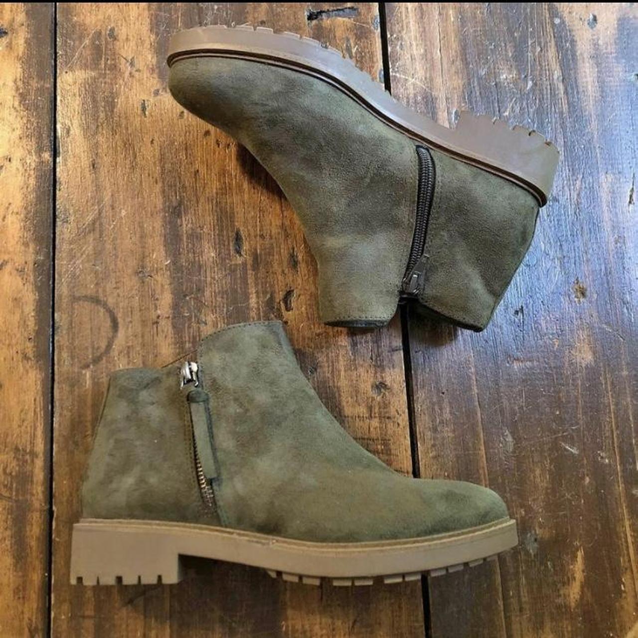 Green boots Size 7 #winter #fall #boots #supercute... - Depop