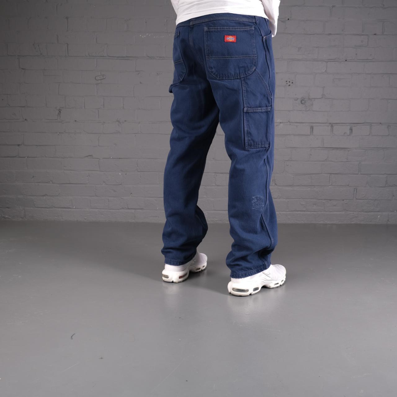 Dickies Jeans in Blue Denim. Classic Dickies cargo... - Depop