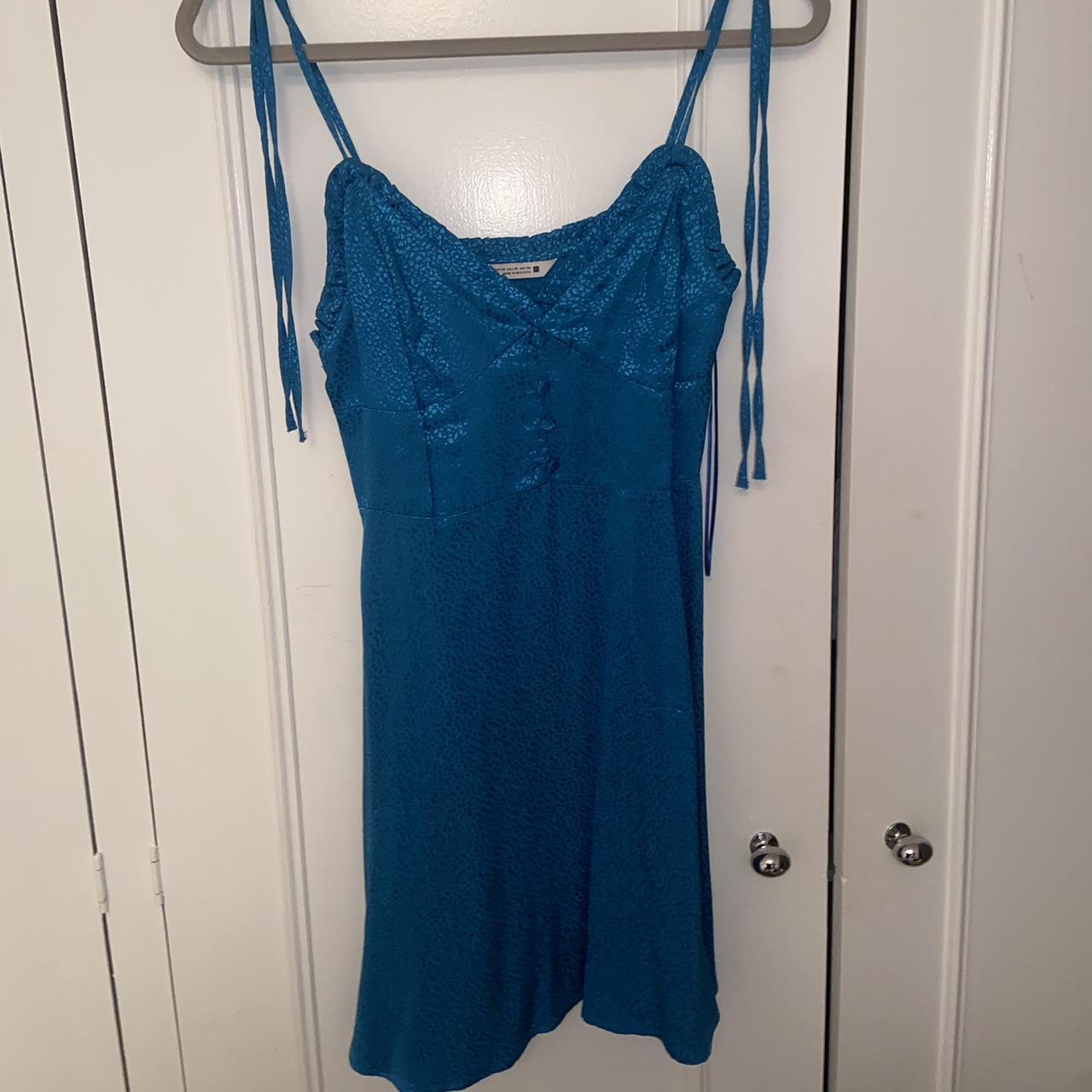 Zara Women's Blue Dress | Depop