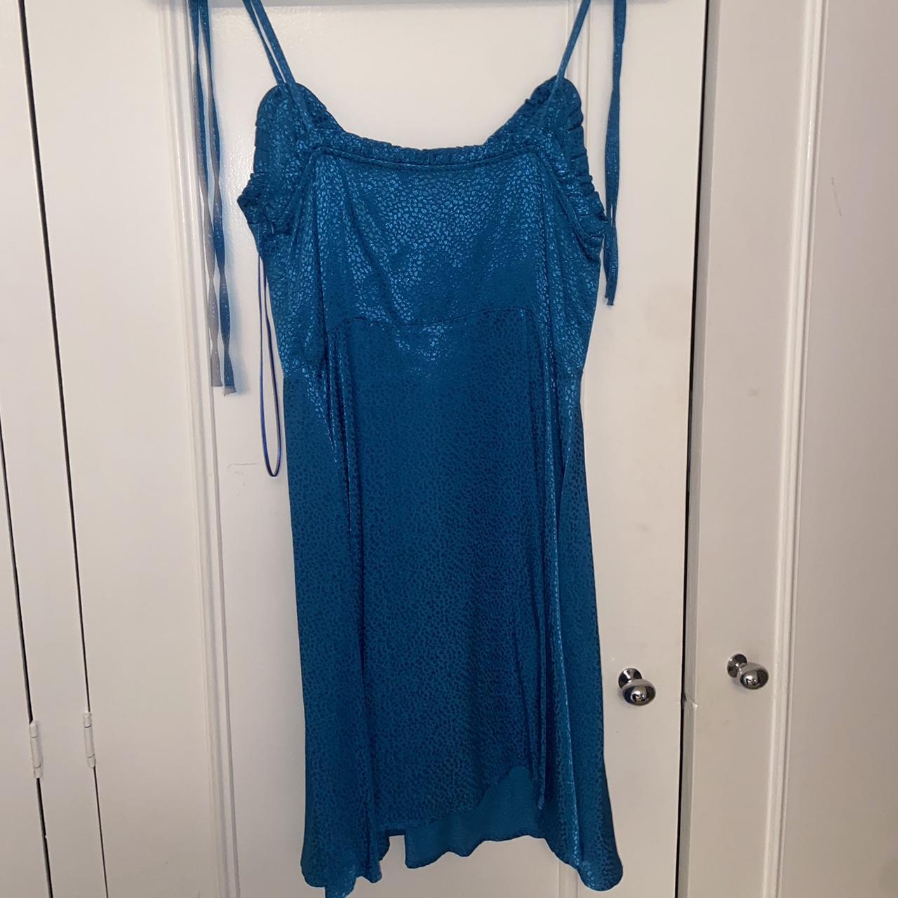 Zara Women's Blue Dress | Depop