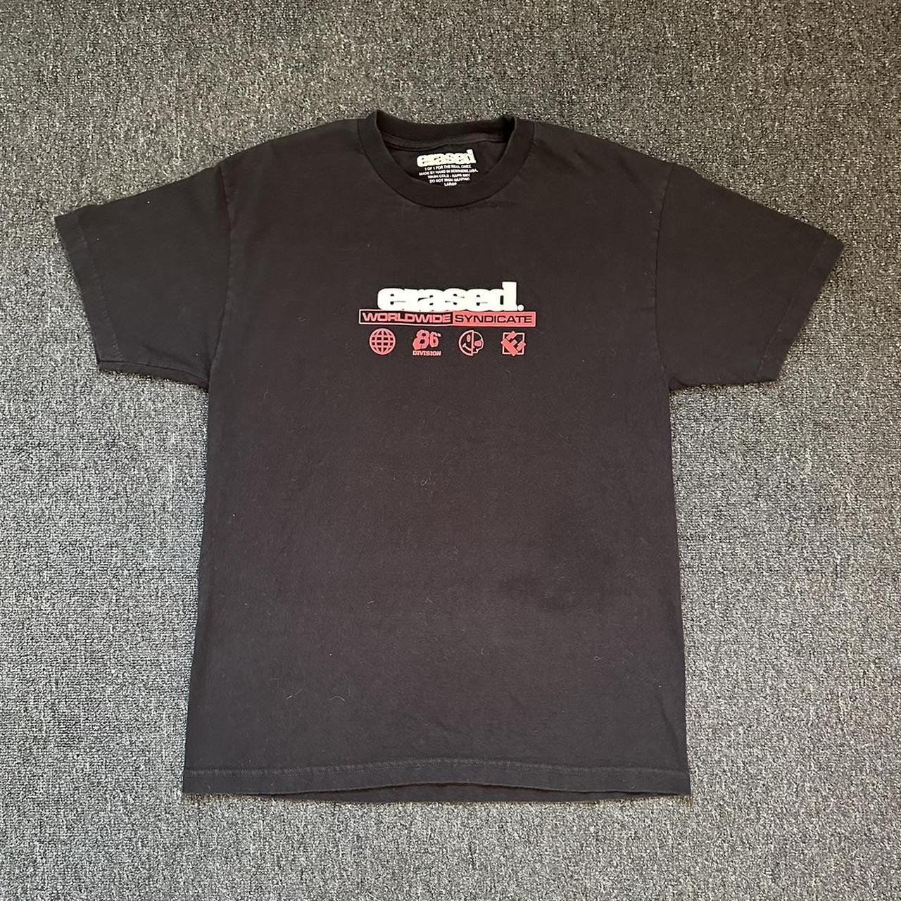 Erased Project Men's Black T-shirt