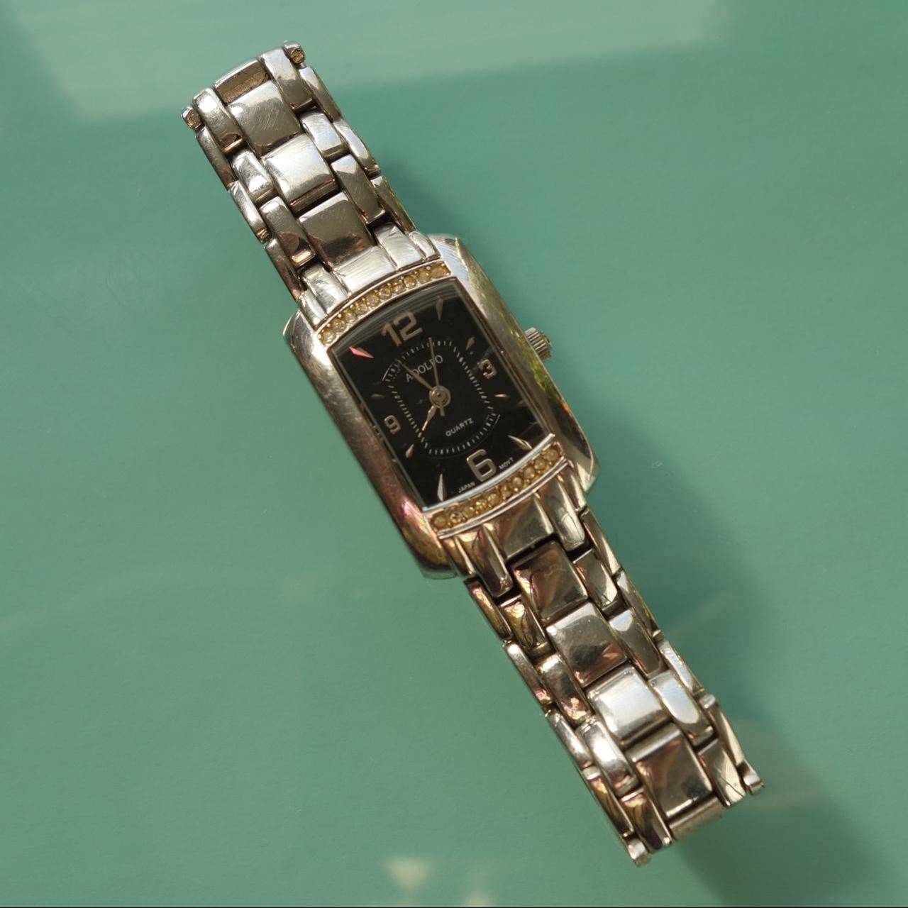 ADOLFO UNISEX 32MM Round Gold Tone Quartz Watch Black Dial $14.50 - PicClick