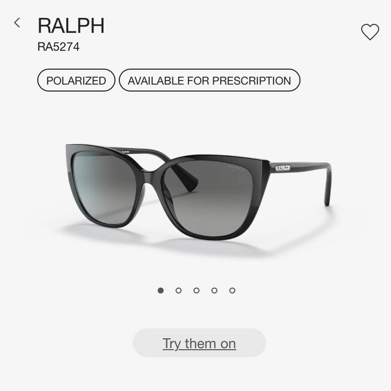 Ralph Lauren Women's Black Sunglasses | Depop