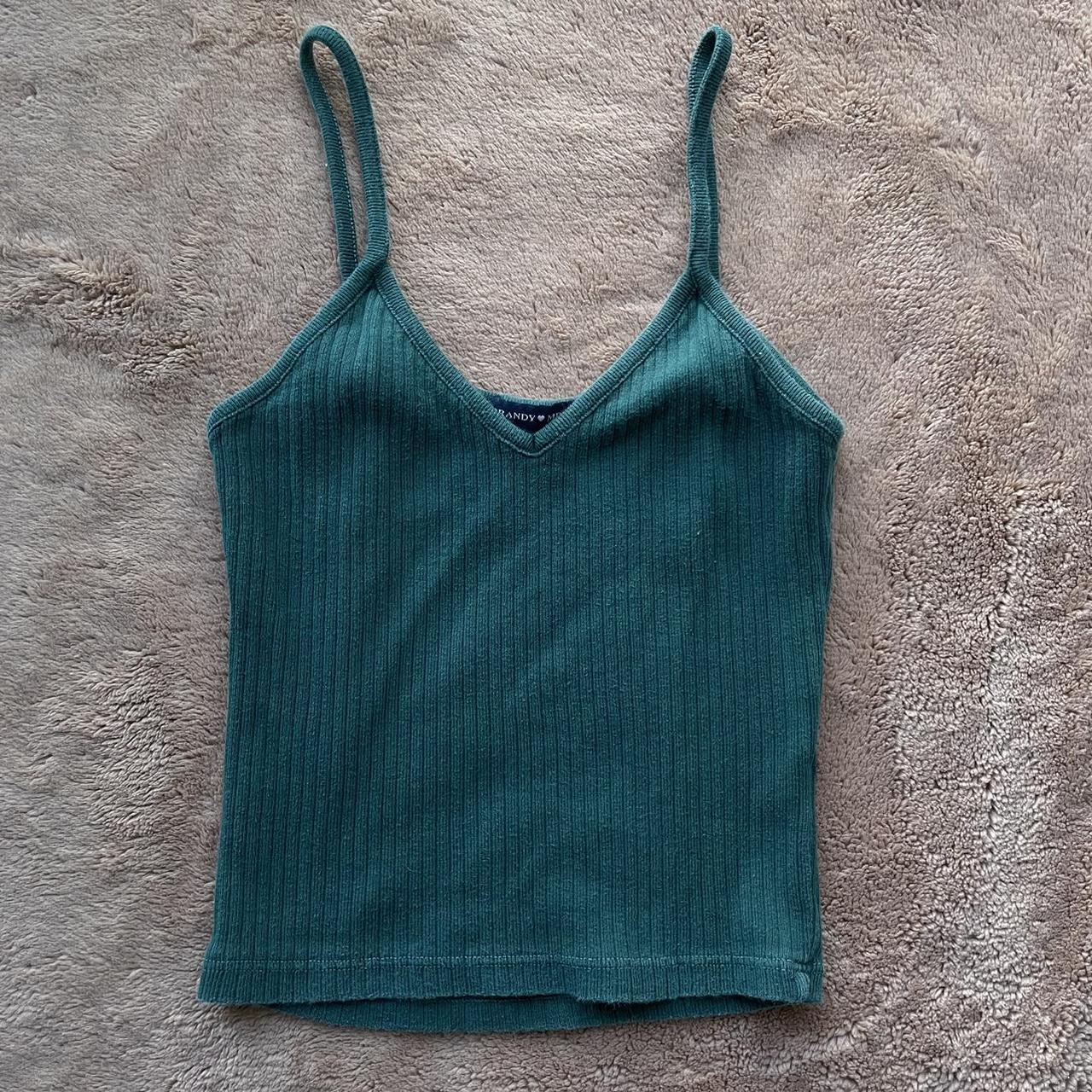 Green Brandy Melville Tank One Size (Fits like S) - Depop