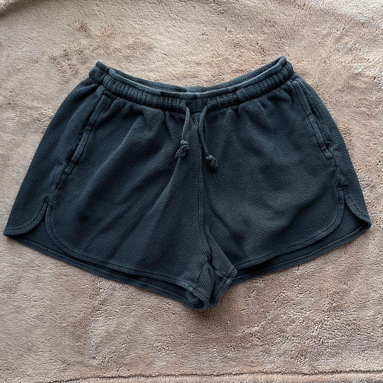 Brandy Melville Thermal Sweatshorts One Size Depop