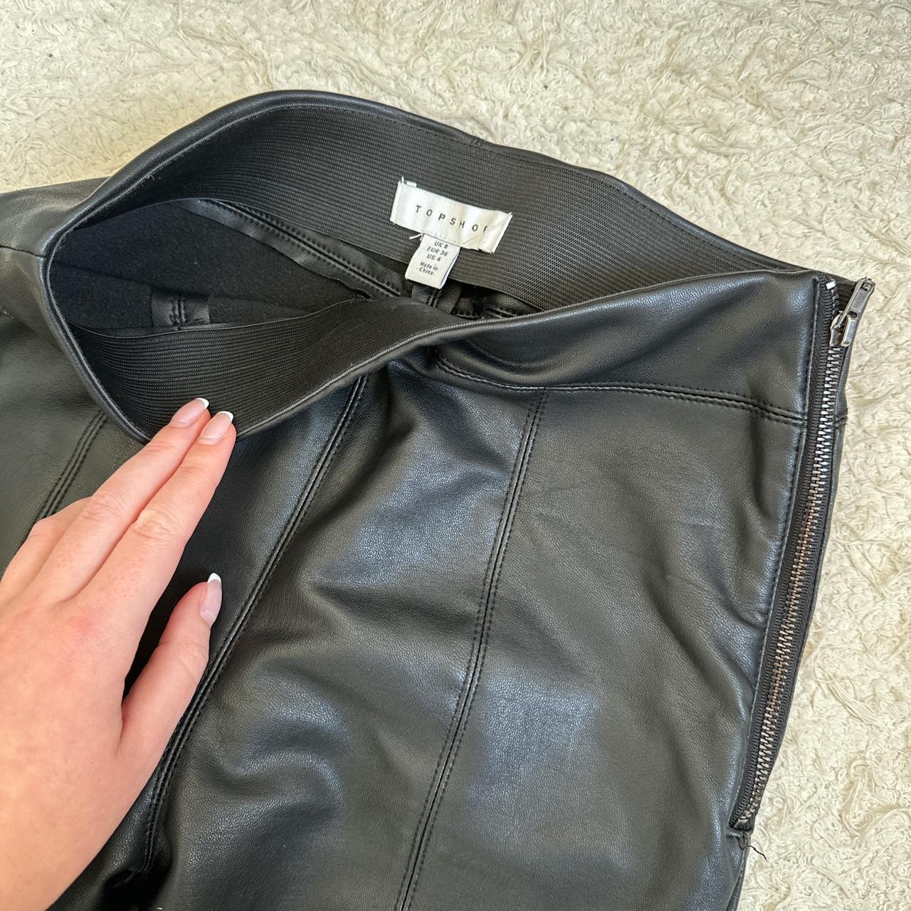 topshop leather leggings