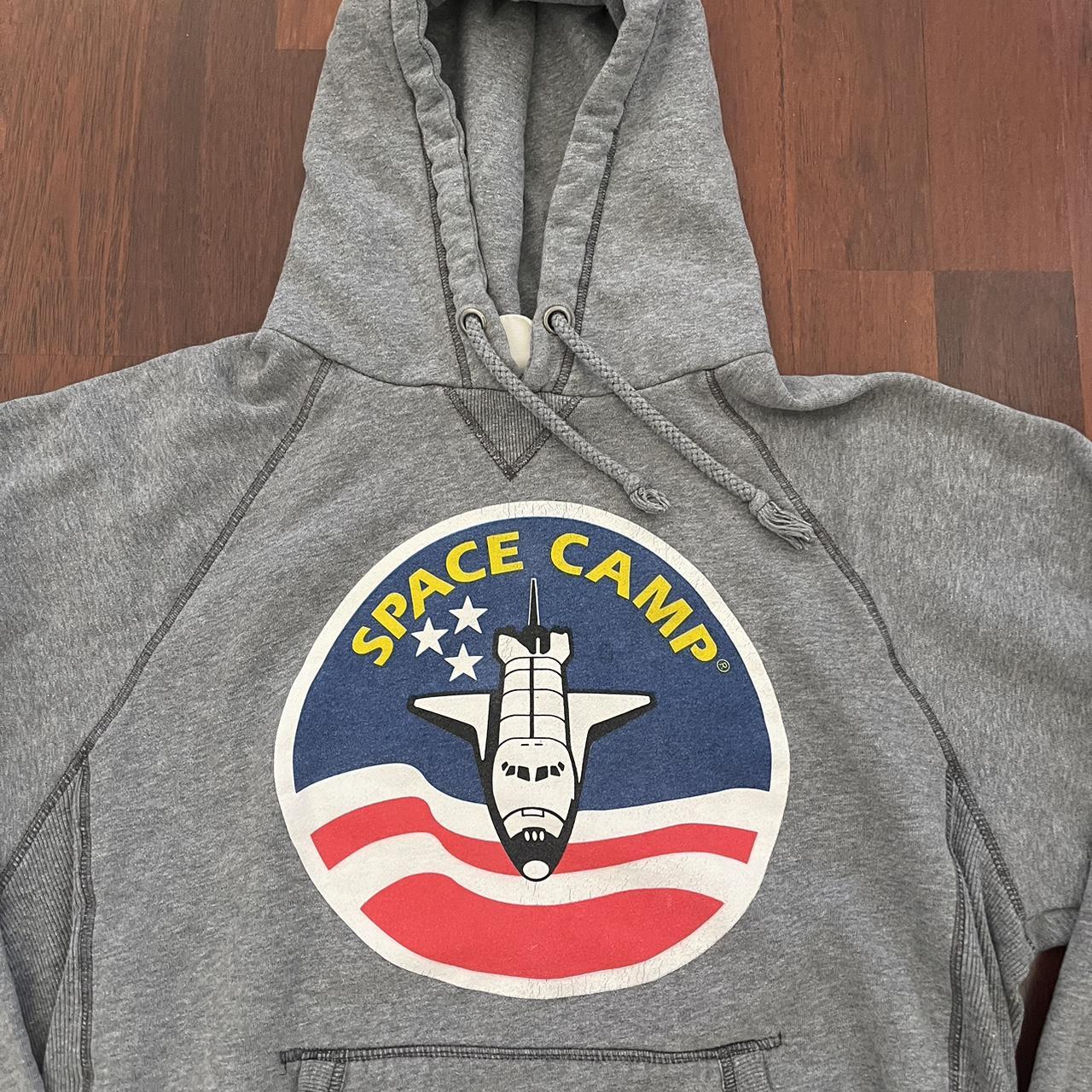 NASA Space Camp Grey Sweatshirt Hoodie in #NASA... - Depop