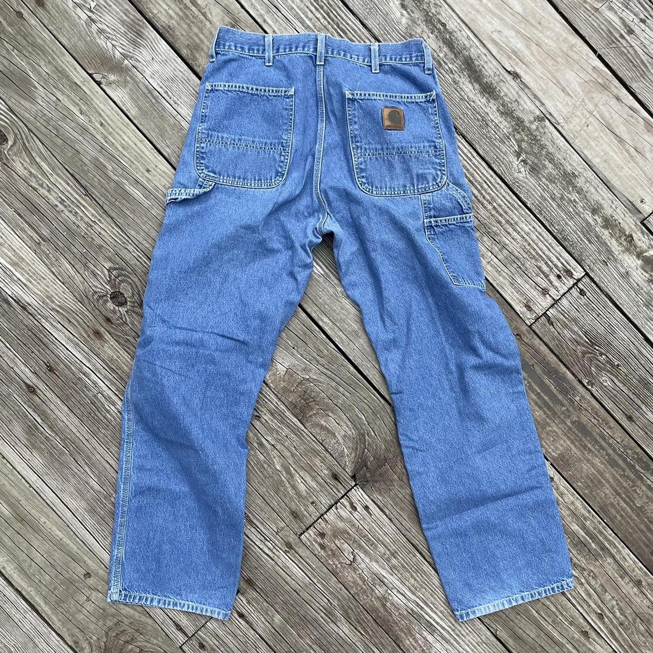 Vintage Carhartt Denim Painter Pants Waist Depop   P0 