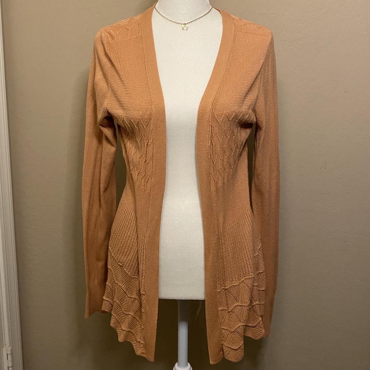 Light 2024 orange cardigan