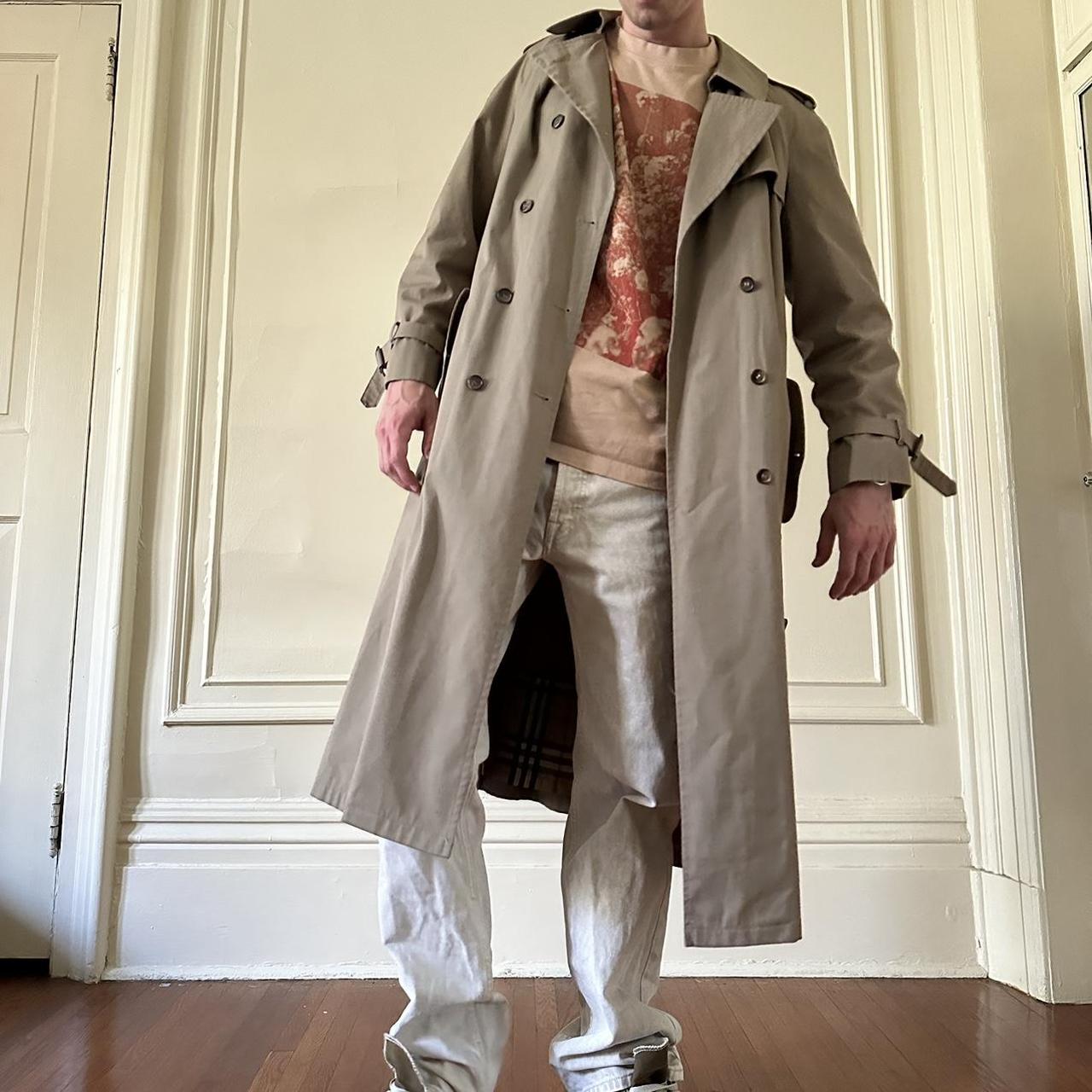 Botany 500 vintage trench coat with in tan. This... - Depop