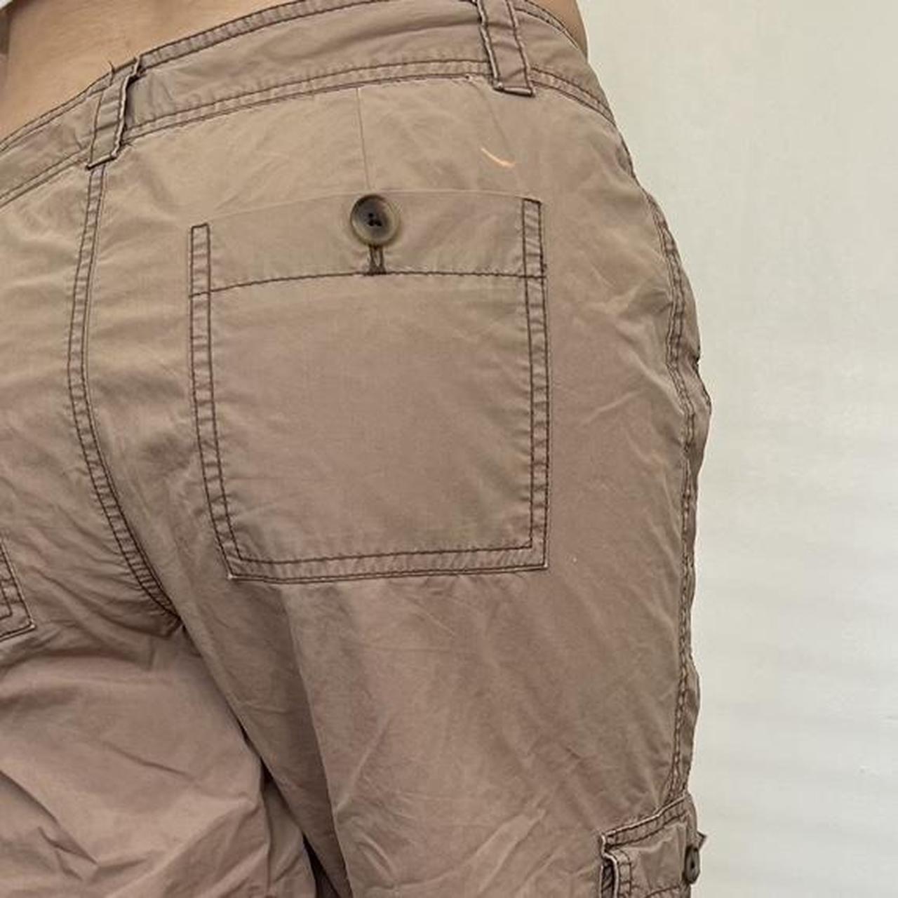 ◆THE MUSEUM VISITOR◆ HEART CARGO CAPRIPANTS BROWN 15684 0004840_ladies-brown-capri-