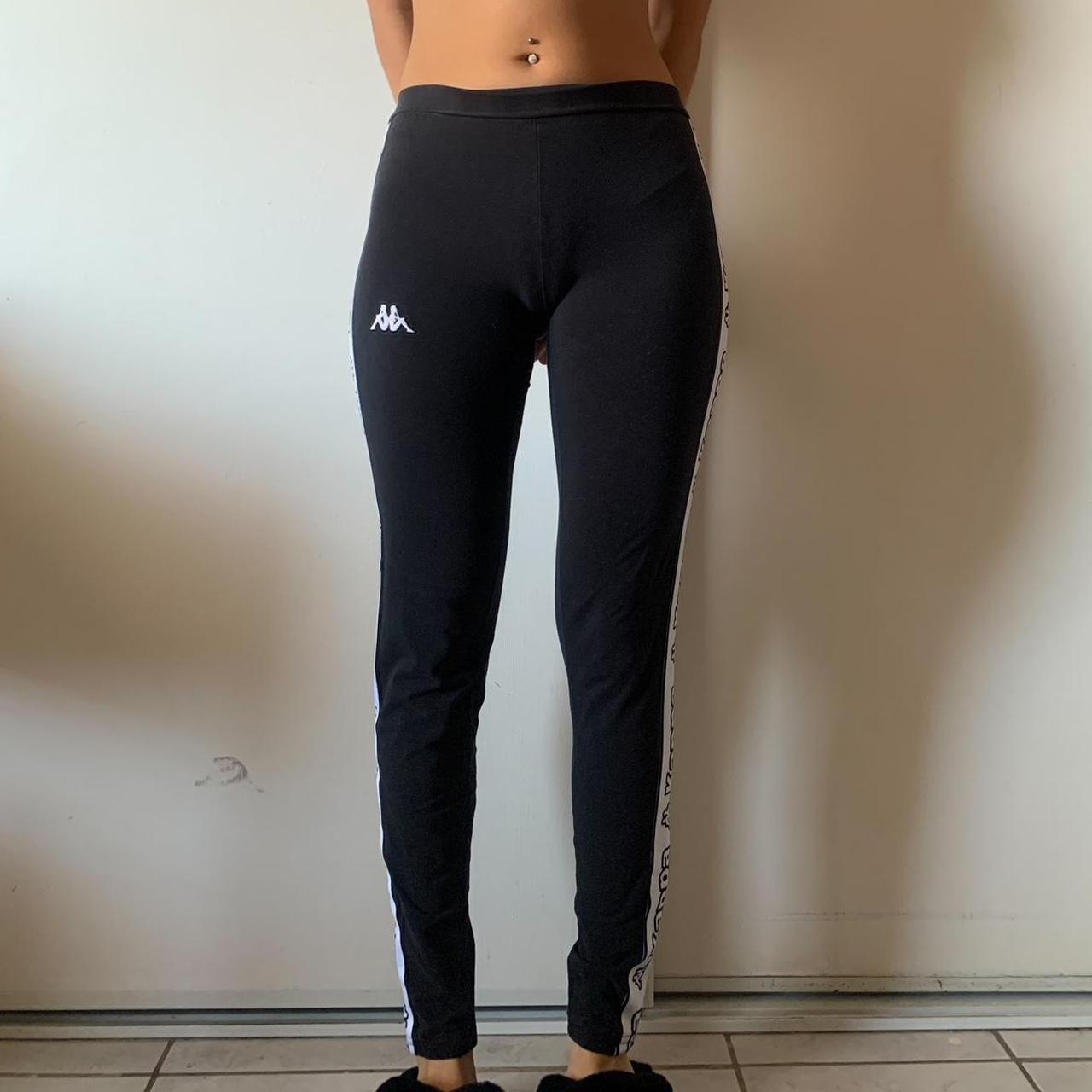 Black kappa leggings hotsell