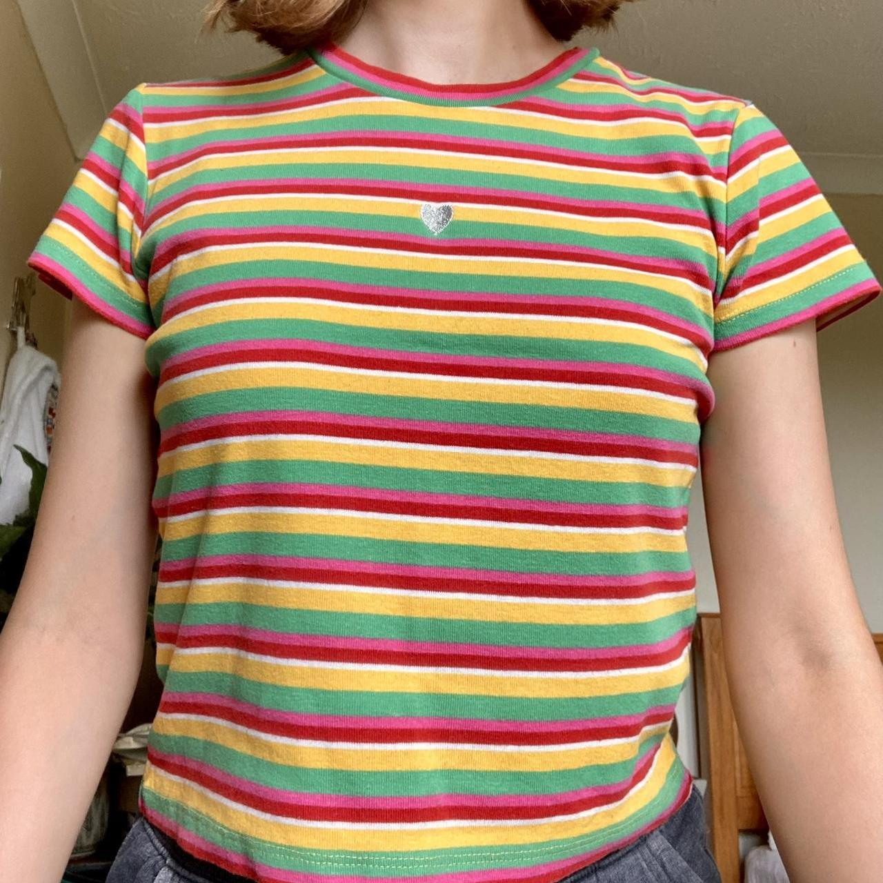 Striped t hotsell shirt topshop